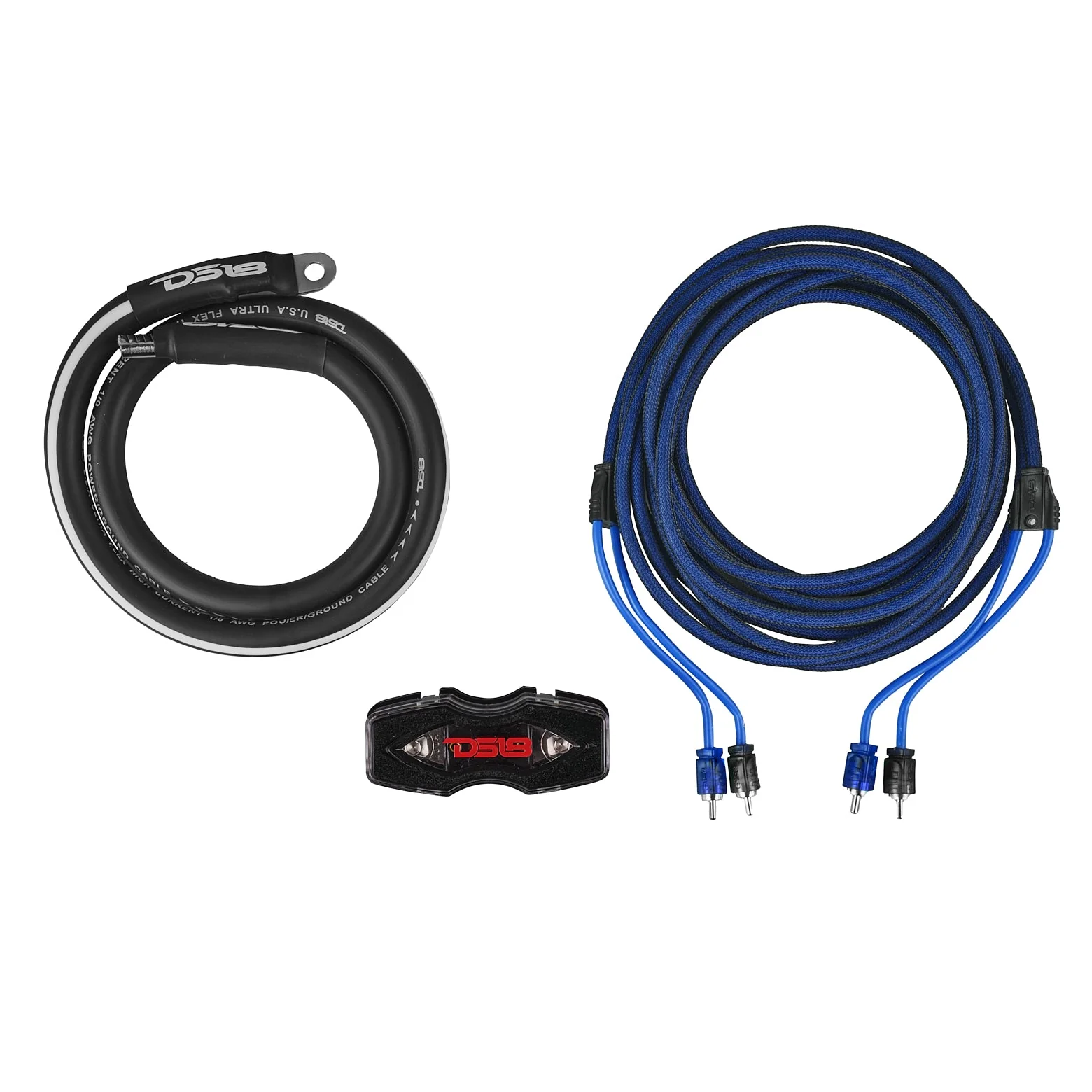 0-GA Amplifier Installation Wiring Kit - Blue - Image 2