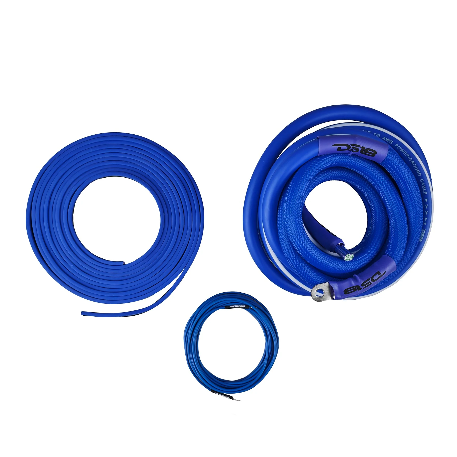 0-GA Amplifier Installation Wiring Kit - Blue - Image 3