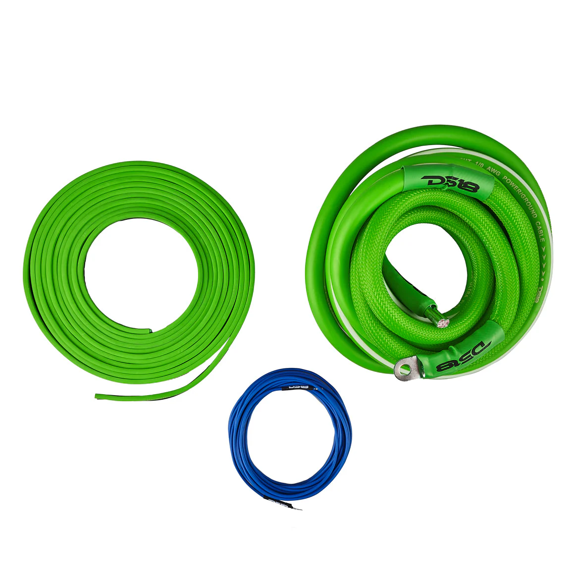 0-GA Amplifier Installation Wiring Kit - Green - Image 2