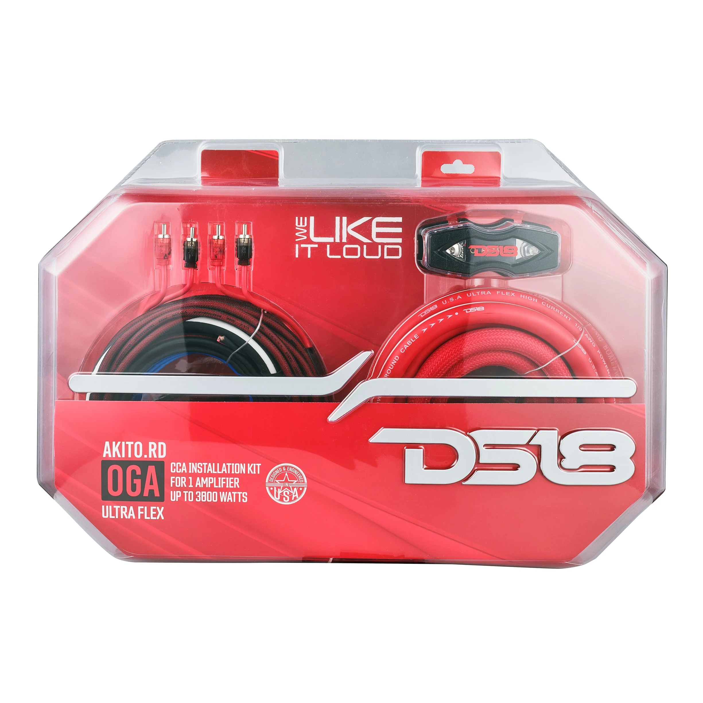0-GA Amplifier Installation Wiring Kit - Red - Image 5