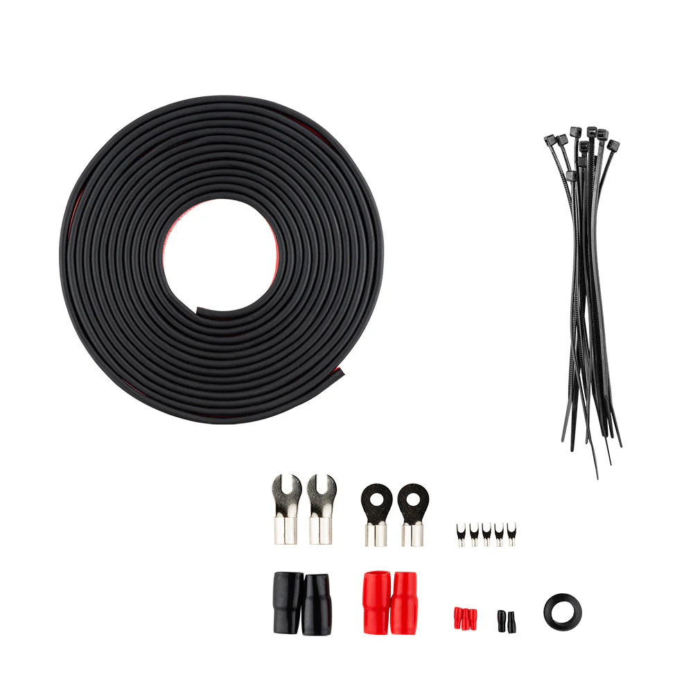 0-GA OFC 100% Copper Amplifier Installation Kit - RED - Image 4
