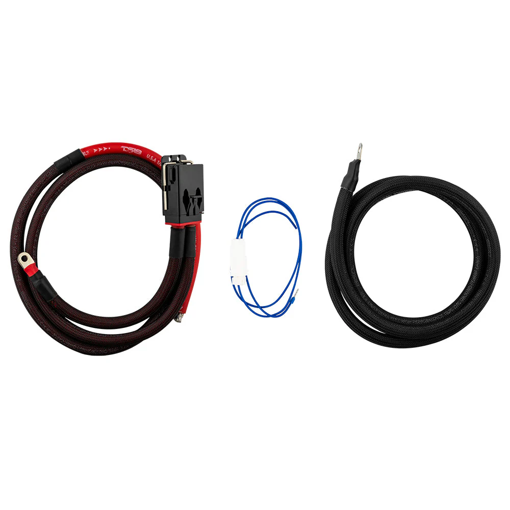 0-GA Ryder OFC Amplifier Installation Kit for Harley Davidson - RED - Image 2