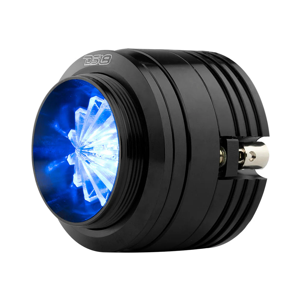 1.6" Shallow High Compression Neodymium Super Bullet Tweeter 140 Watts 1" Polyether Ether Ketone 4-Ohm Vc With RGB LED Lights - Image 3