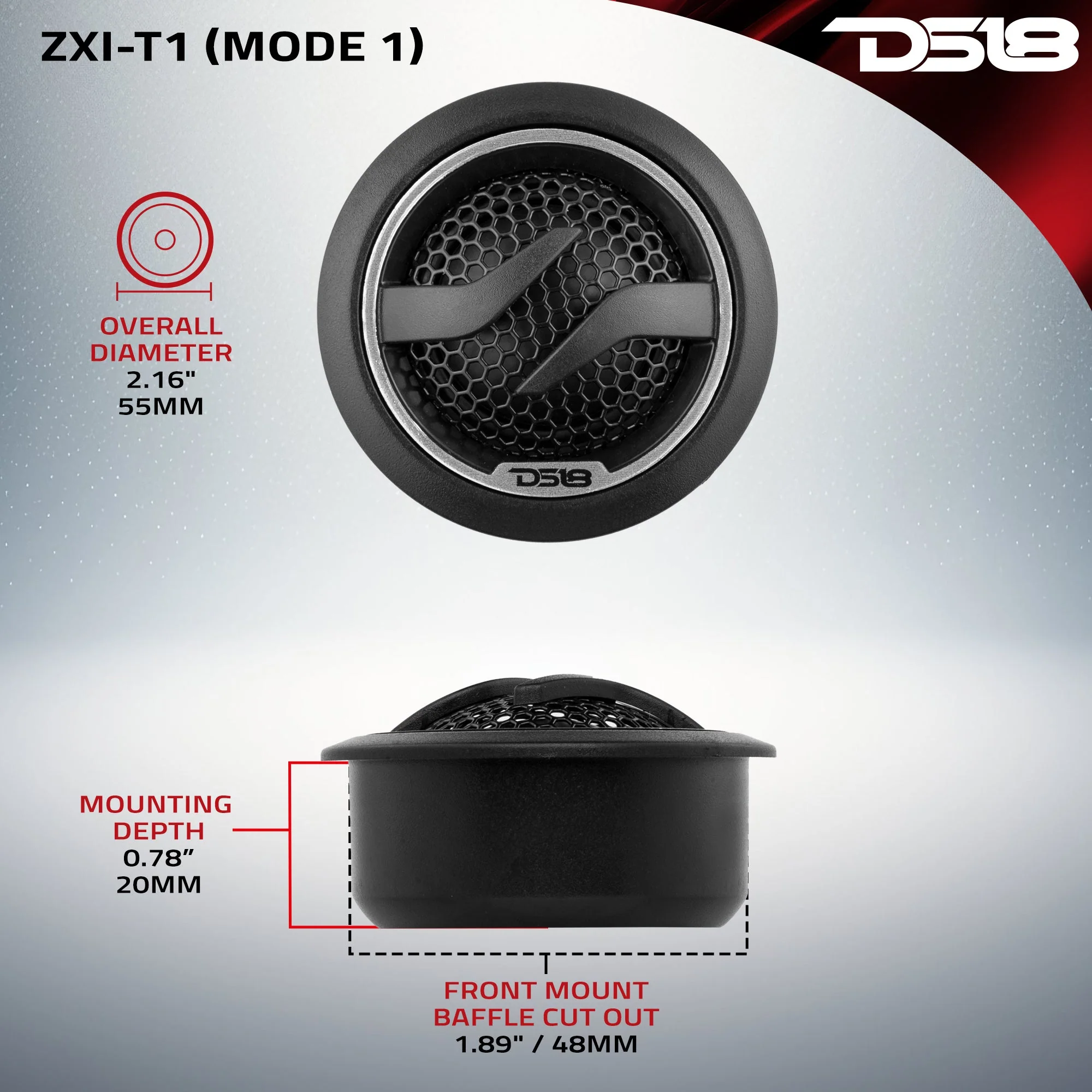 1.7" Dome Neodymium Tweeter 50 Watts 1" Pei 4-Ohm Vc - Image 12