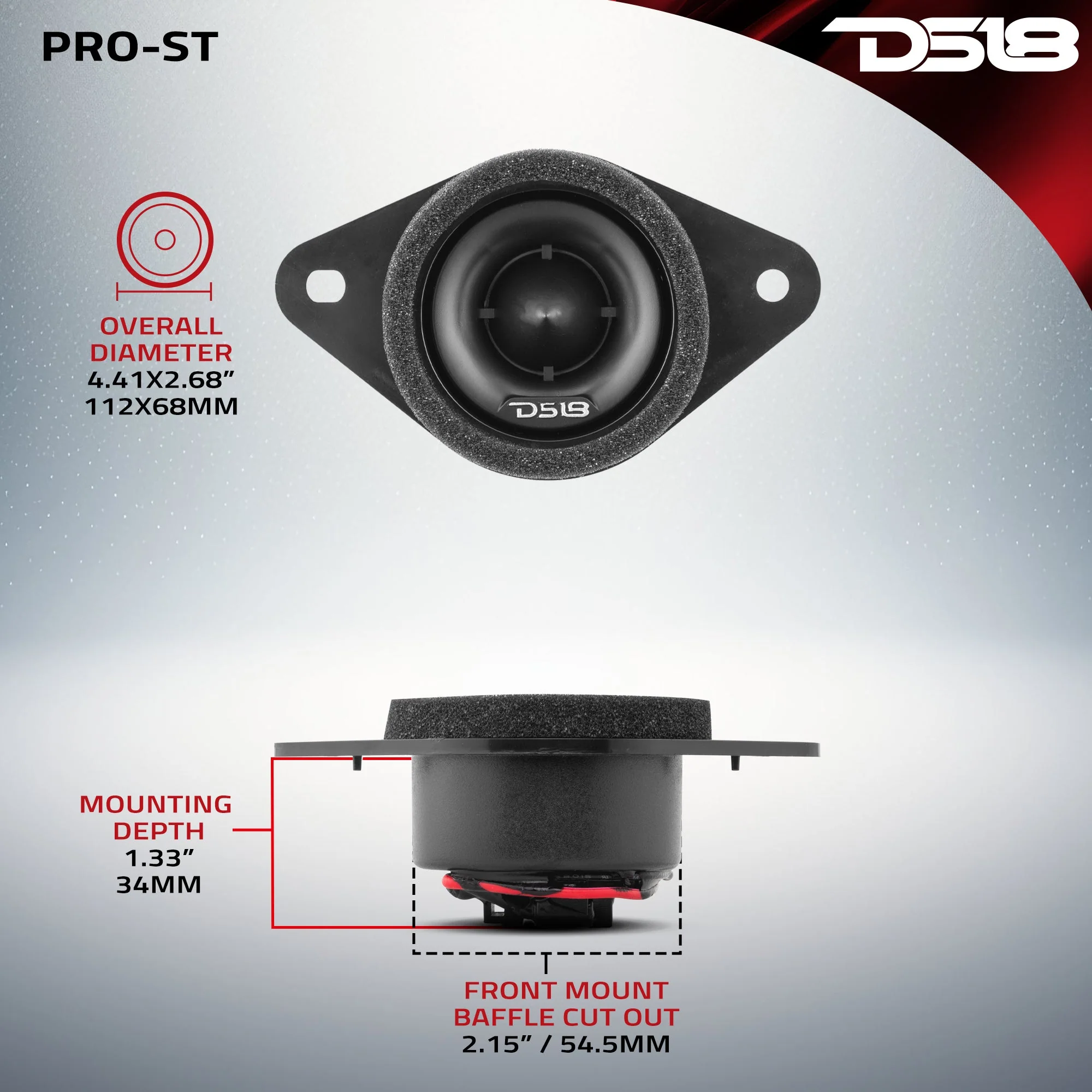 1.9" OEM Replacement Neodymium Tweeter | Compatible With Most Toyota and Subaru Vehicles - Image 7