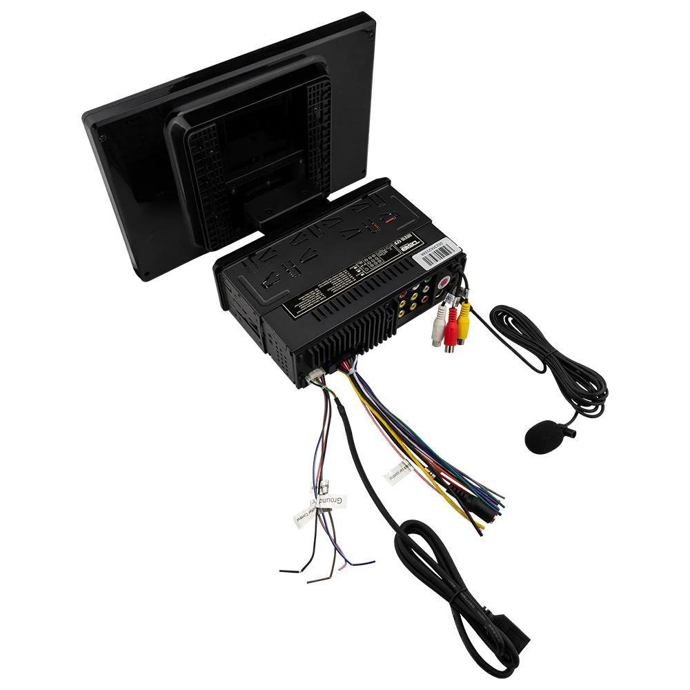 10.5" Floating Adjustable Modular Touchscreen Mechless Single-DIN Head Unit with Bluetooth, Apple Car Play, Android Mirror Link, USB, AUX, SD, AM, FM - Image 5
