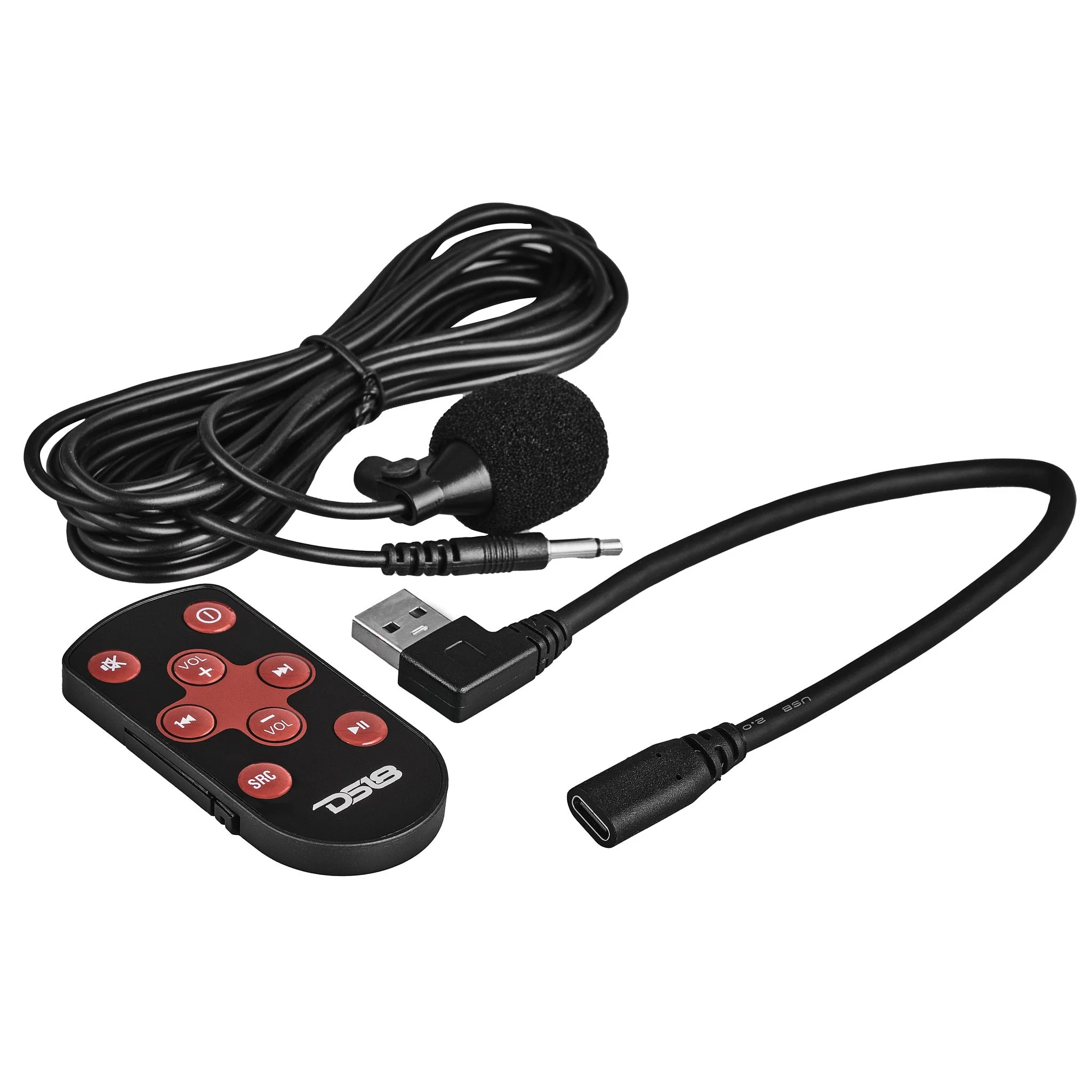 10.5" Floating Adjustable Modular Touchscreen Mechless Single-DIN Head Unit with Bluetooth, Apple Car Play, Android Mirror Link, USB, AUX, SD, AM, FM - Image 7