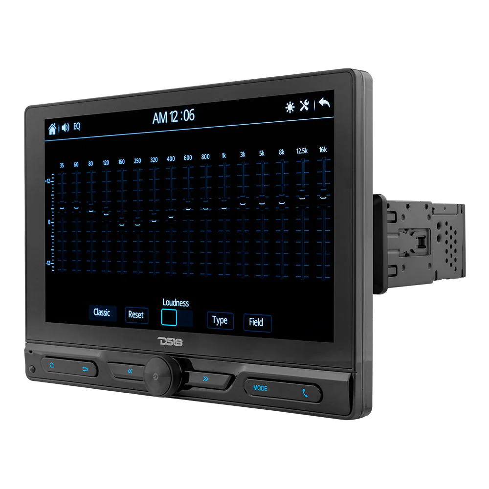 10.5" Floating Adjustable Modular Touchscreen Mechless Single-DIN Head Unit with Bluetooth, Mirror Link and USB - Image 4