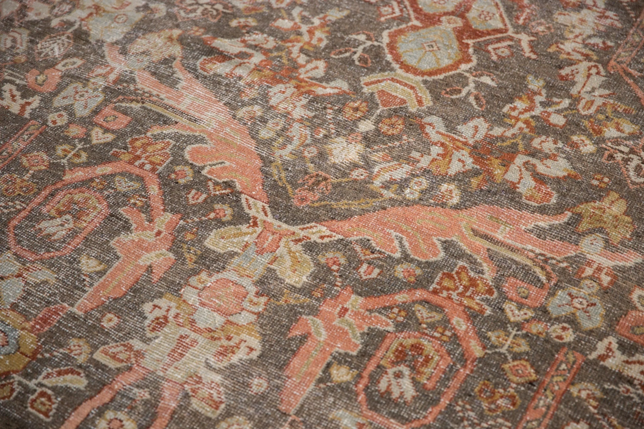 10.5x14.5 Vintage Distressed Mahal Carpet - Image 13