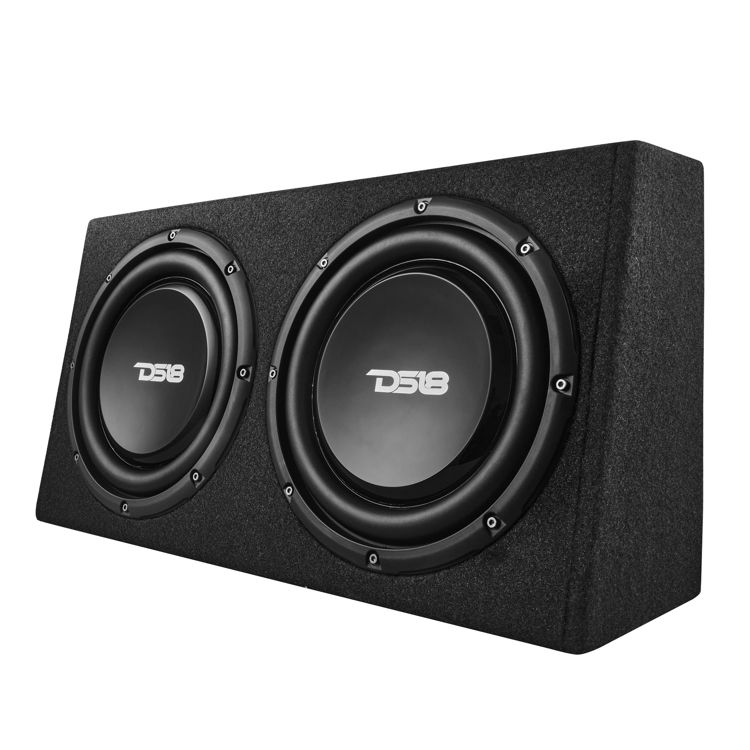 10" Active Subwoofer Shallow Enclosure with 10" Passive Subwoofer For Pickup Trucks - Image 4