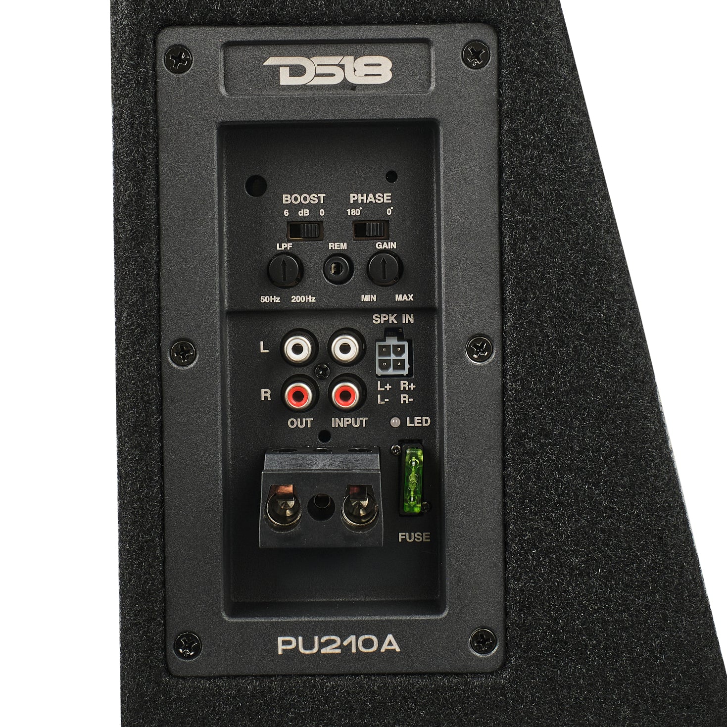 10" Active Subwoofer Shallow Enclosure with 10" Passive Subwoofer For Pickup Trucks - Image 8