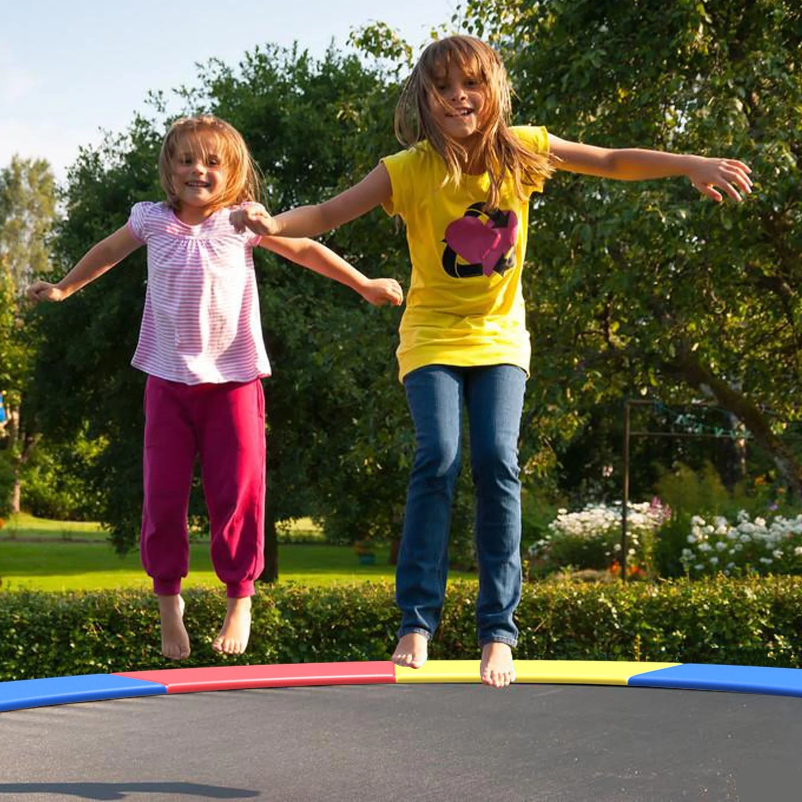 10 Feet Universal Spring Cover Trampoline Replacement Safety Pad-Multicolor - Image 6