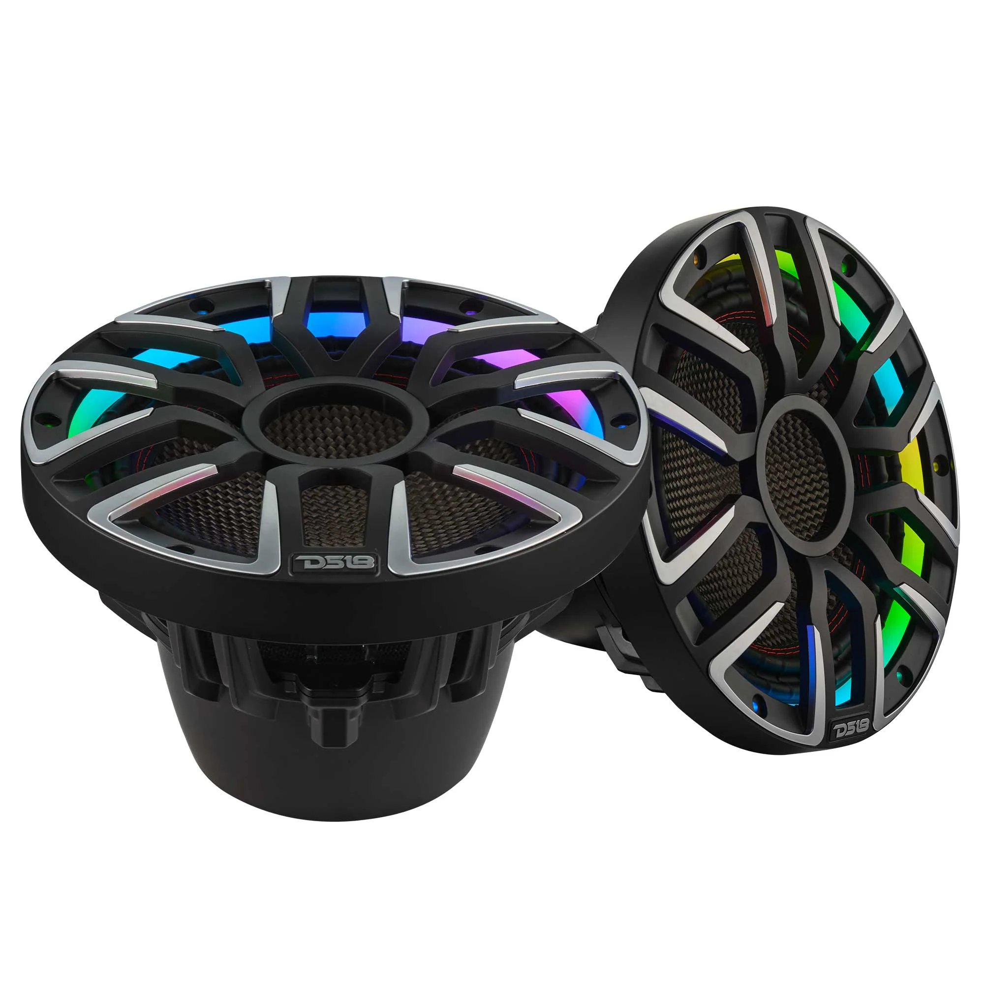 10” Neodymium Marine & Powersports Subwoofer With Carbon Fiber Cone | 600W RMS 4-Ohm - Image 2