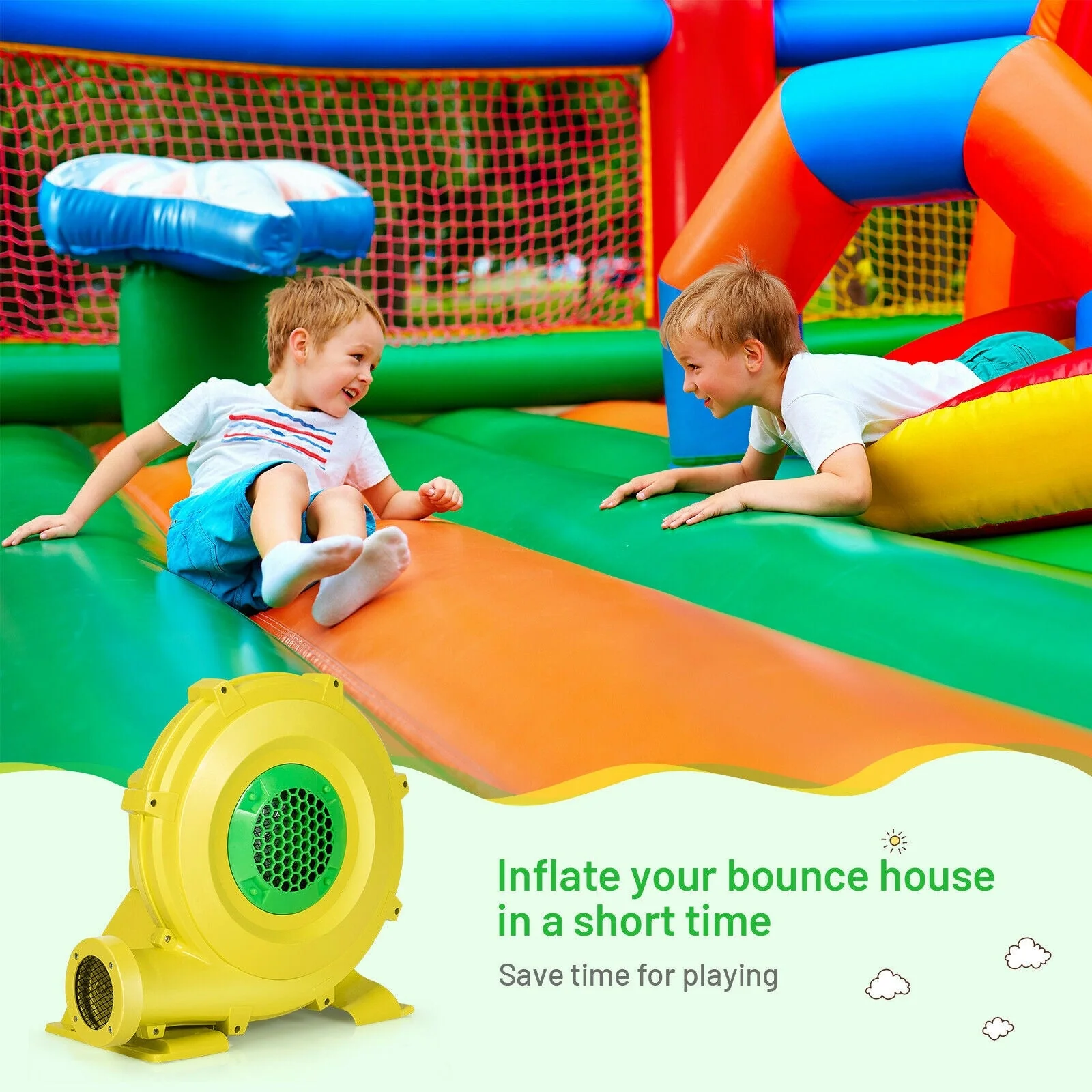 1100W Air Blower Inflatable Blower for Inflatable Bounce House - Image 2