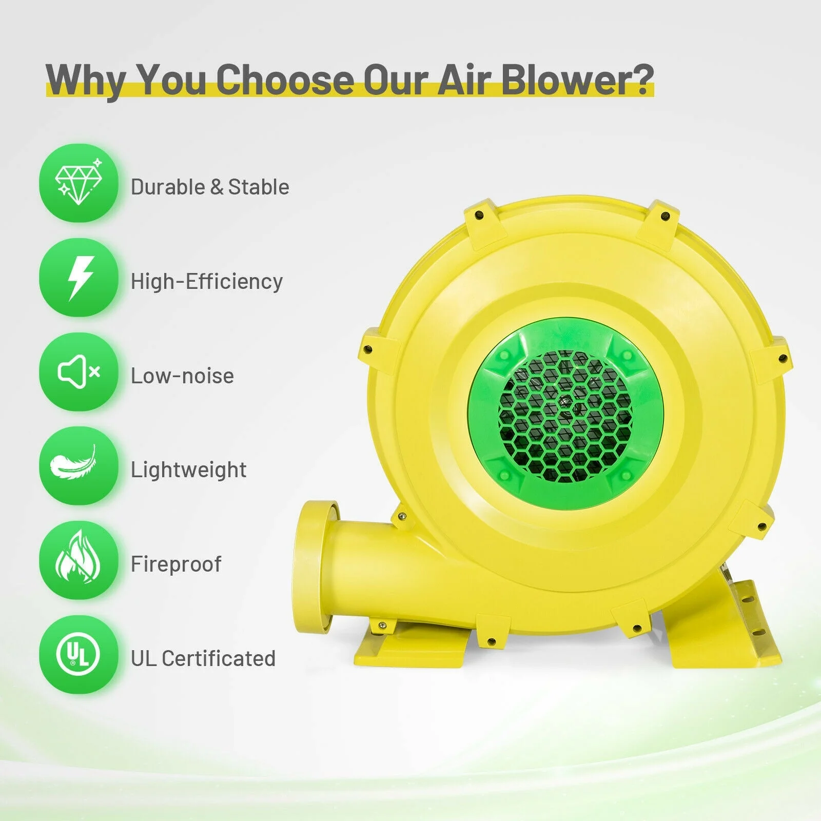 1100W Air Blower Inflatable Blower for Inflatable Bounce House - Image 6