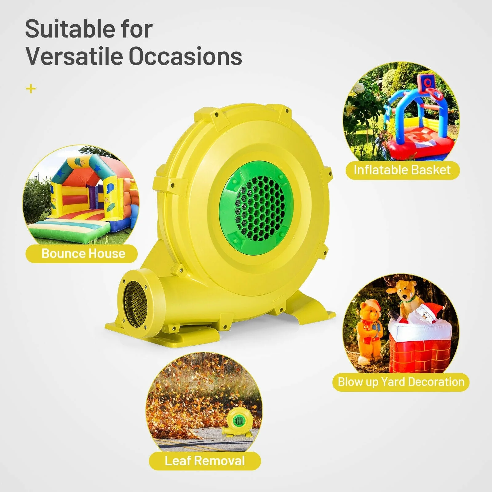 1100W Air Blower Inflatable Blower for Inflatable Bounce House - Image 8