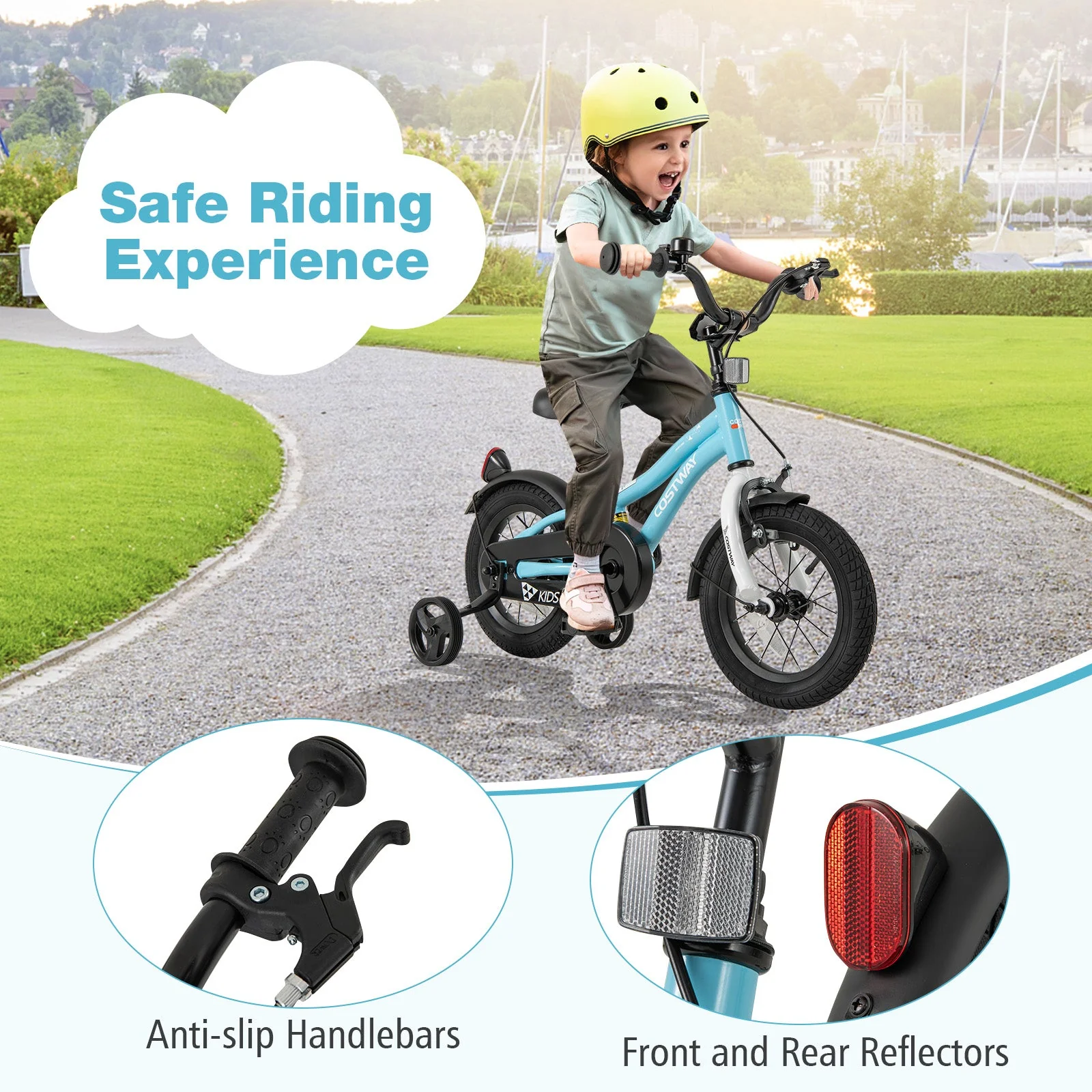 12-Inch Kids Bike for 3-4 Years Old Children Bicycle with Training Wheels - Image 8