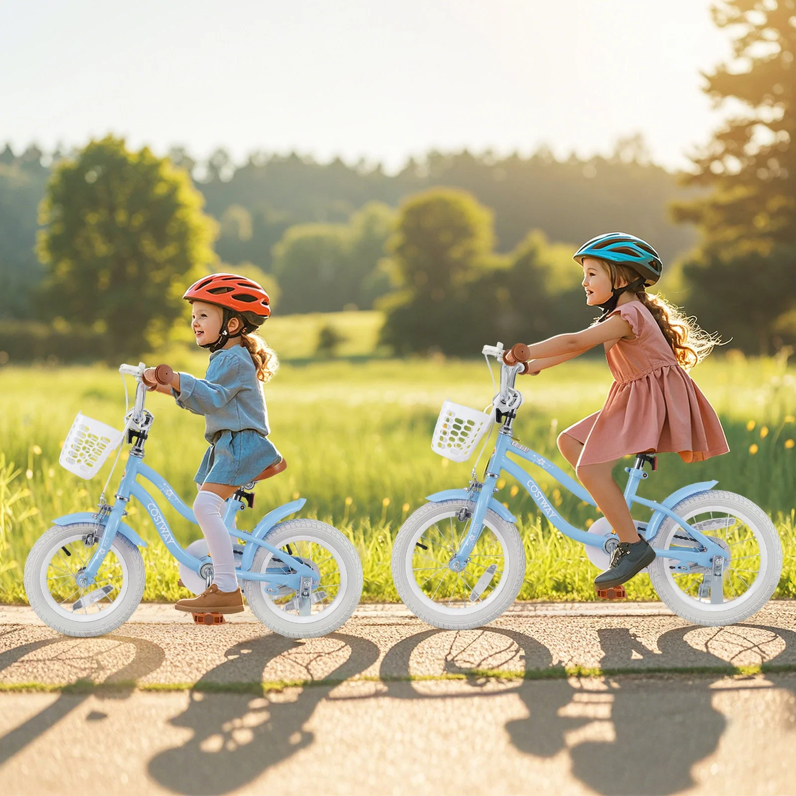12 Inch Kids Bike with Adjustable Handlebar and Seat for 3-4 Year Old - Image 2