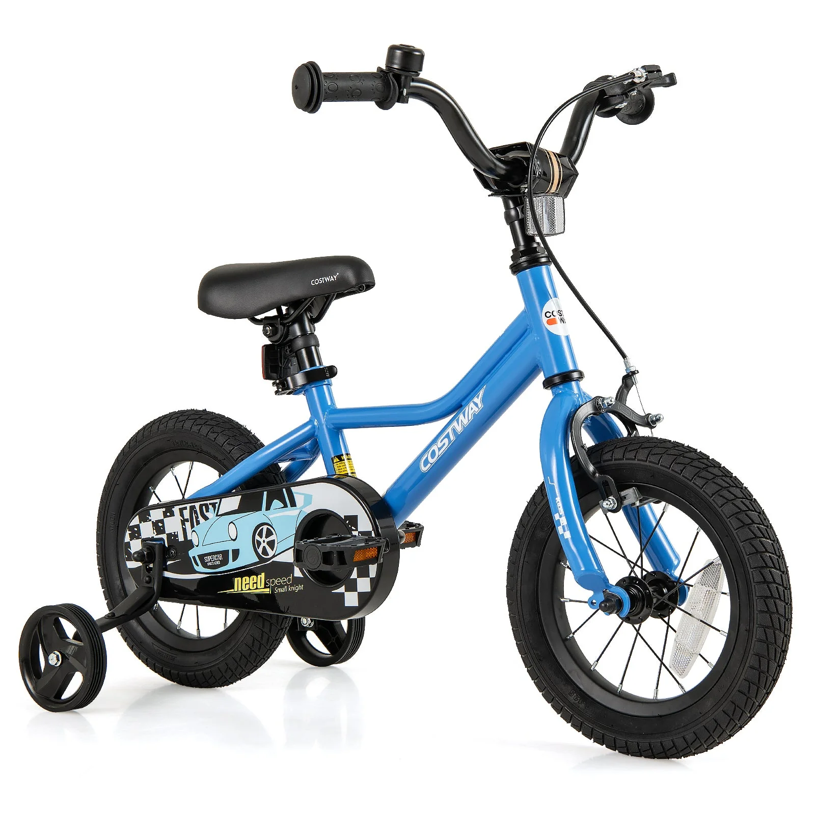 12 Inch Kids Bike with Removable Training Wheels for Aged 3-4 Years Old - Image 3