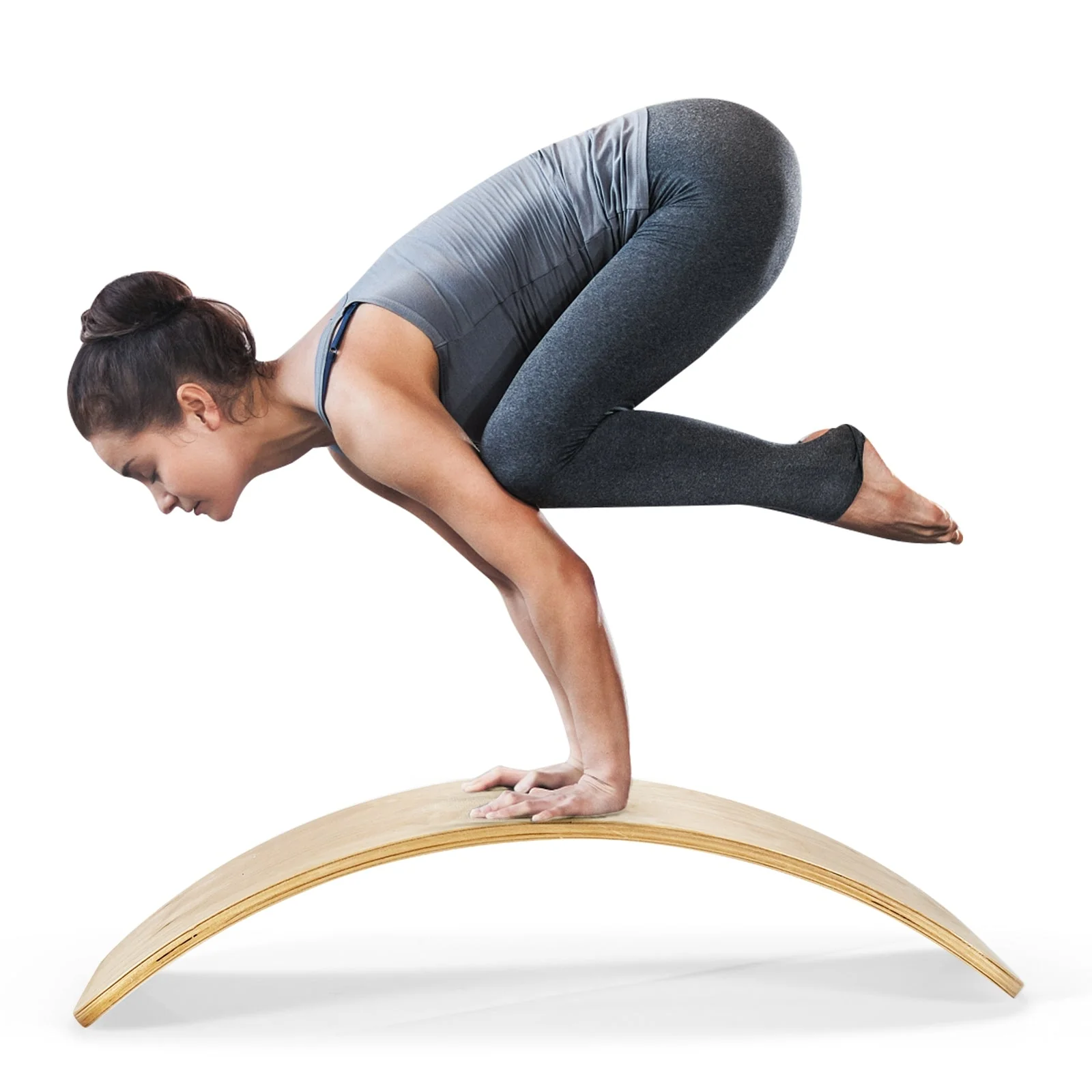 12 Inch Wobble Board for Balance Training-Natural - Image 4