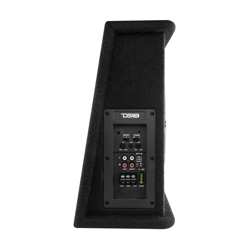 12" Loaded Amplified Shallow Subwoofer Enclosure 350 Watts Rms - Image 4