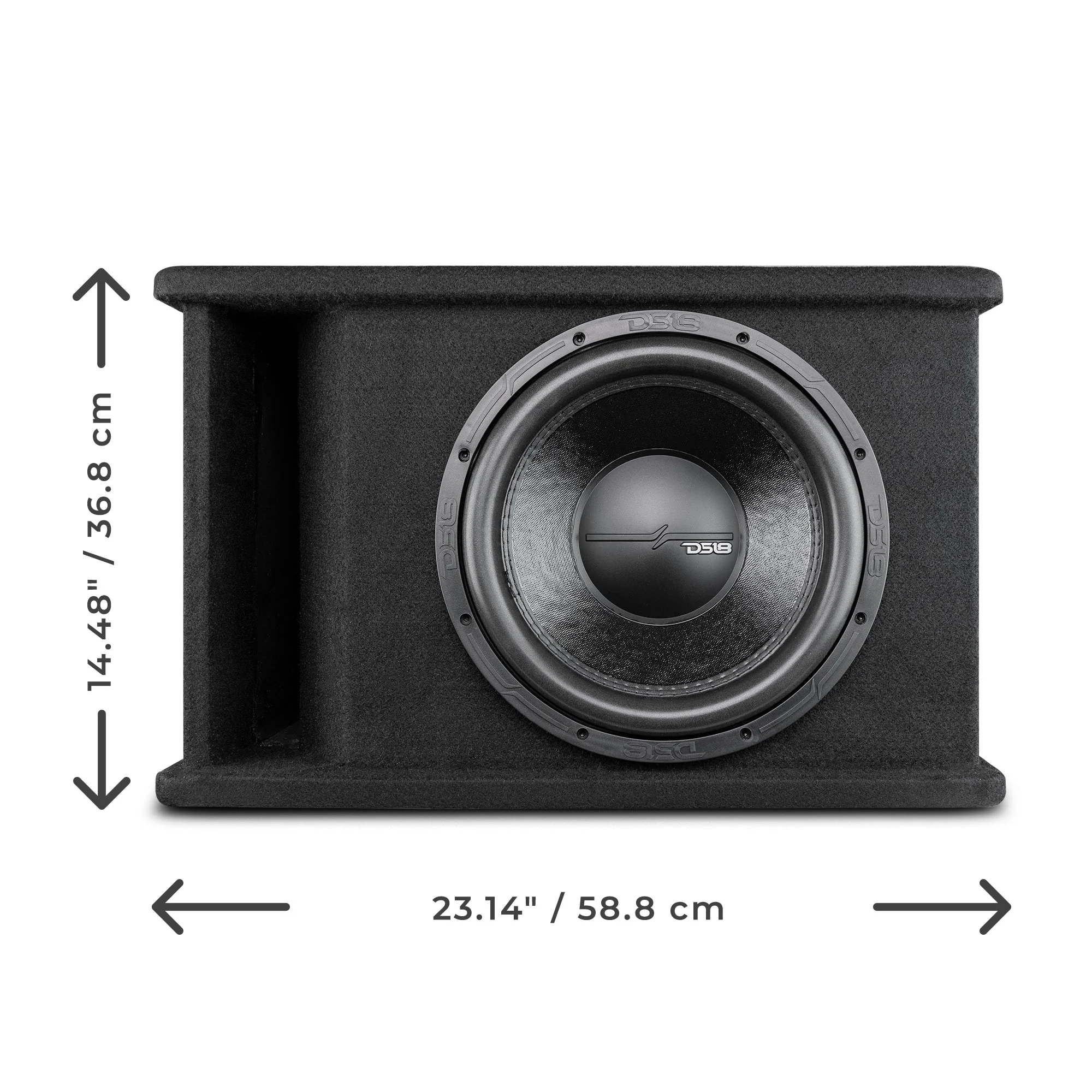 12" Loaded Subwoofer Ported Enclosure With ZR12.2D 750 Watts Rms - Image 2