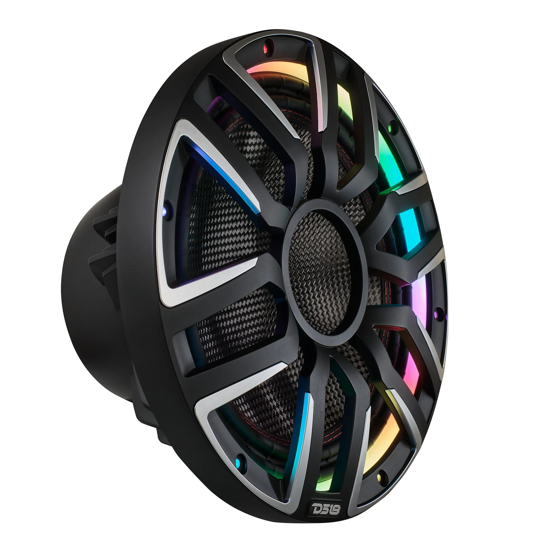 12" Neodymium Marine & Powersport Subwoofer with Digital LED Lights and Carbon Fiber Cone | 800W RMS 4-Ohm - Image 3