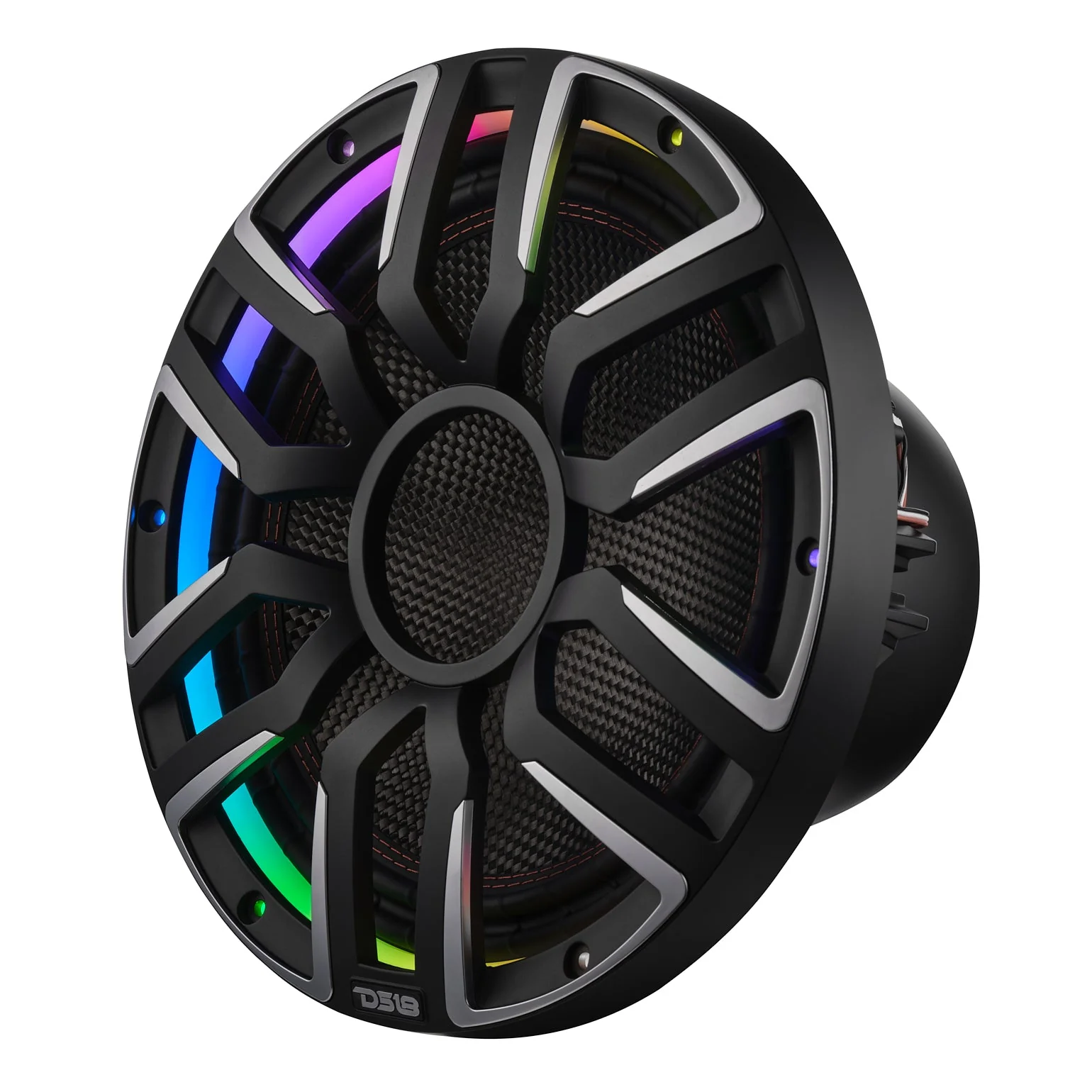 12" Neodymium Marine & Powersport Subwoofer with Digital LED Lights and Carbon Fiber Cone | 800W RMS 4-Ohm - Image 5
