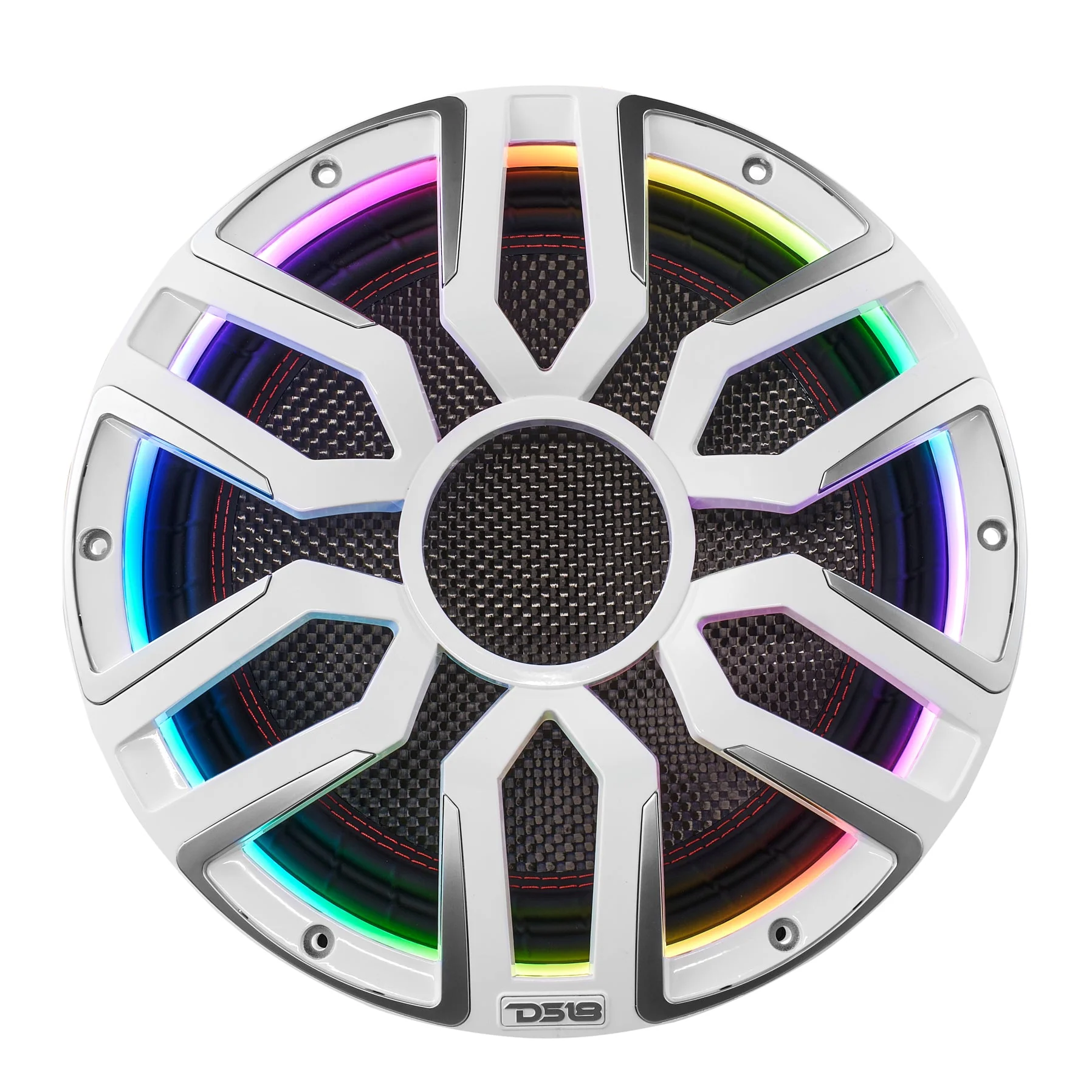 12" Neodymium Marine & Powersport Subwoofer with Digital LED Lights and Carbon Fiber Cone | 800W RMS 4-Ohm - Image 4