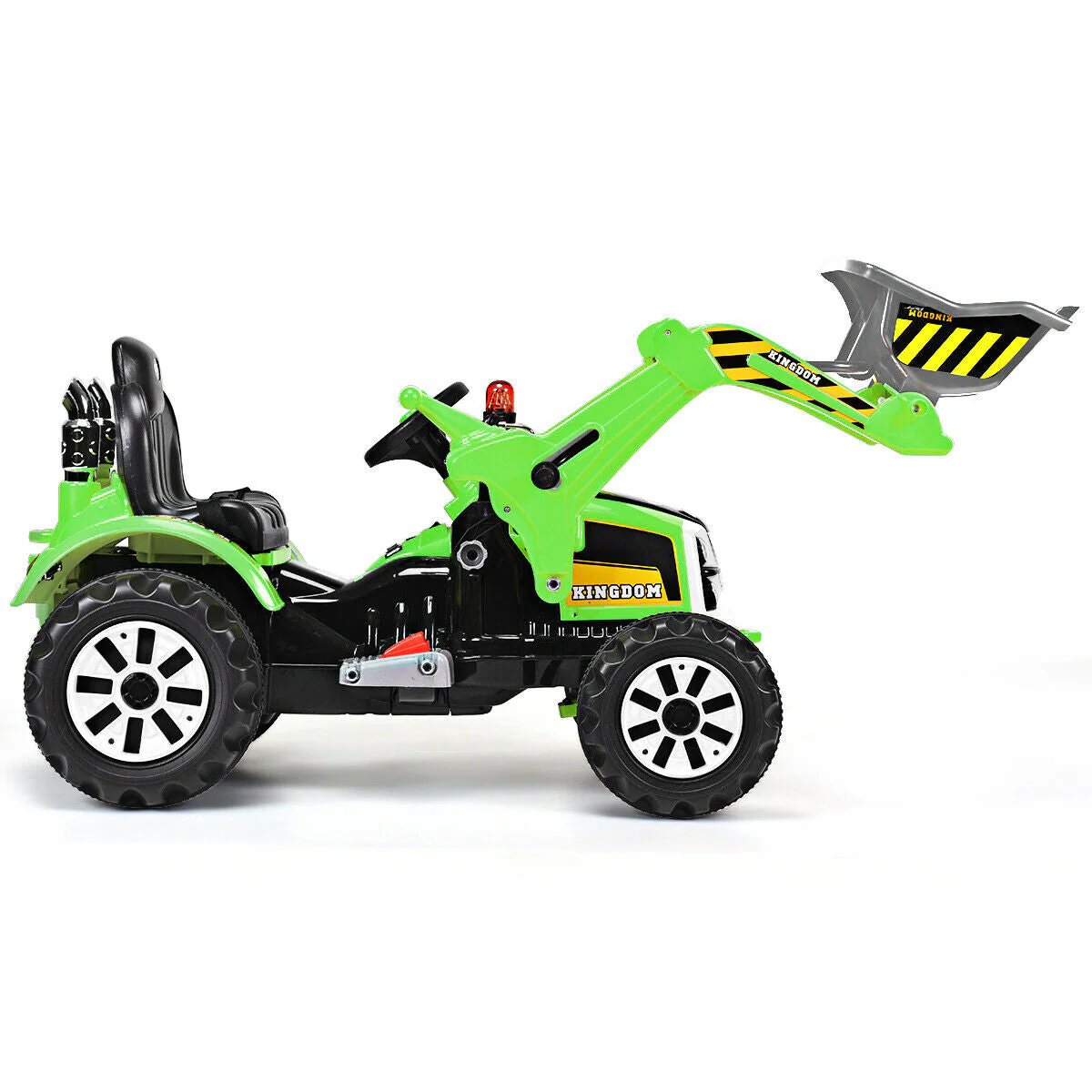 12 V Battery Powered Kids Ride on Dumper Truck-Green - Image 7