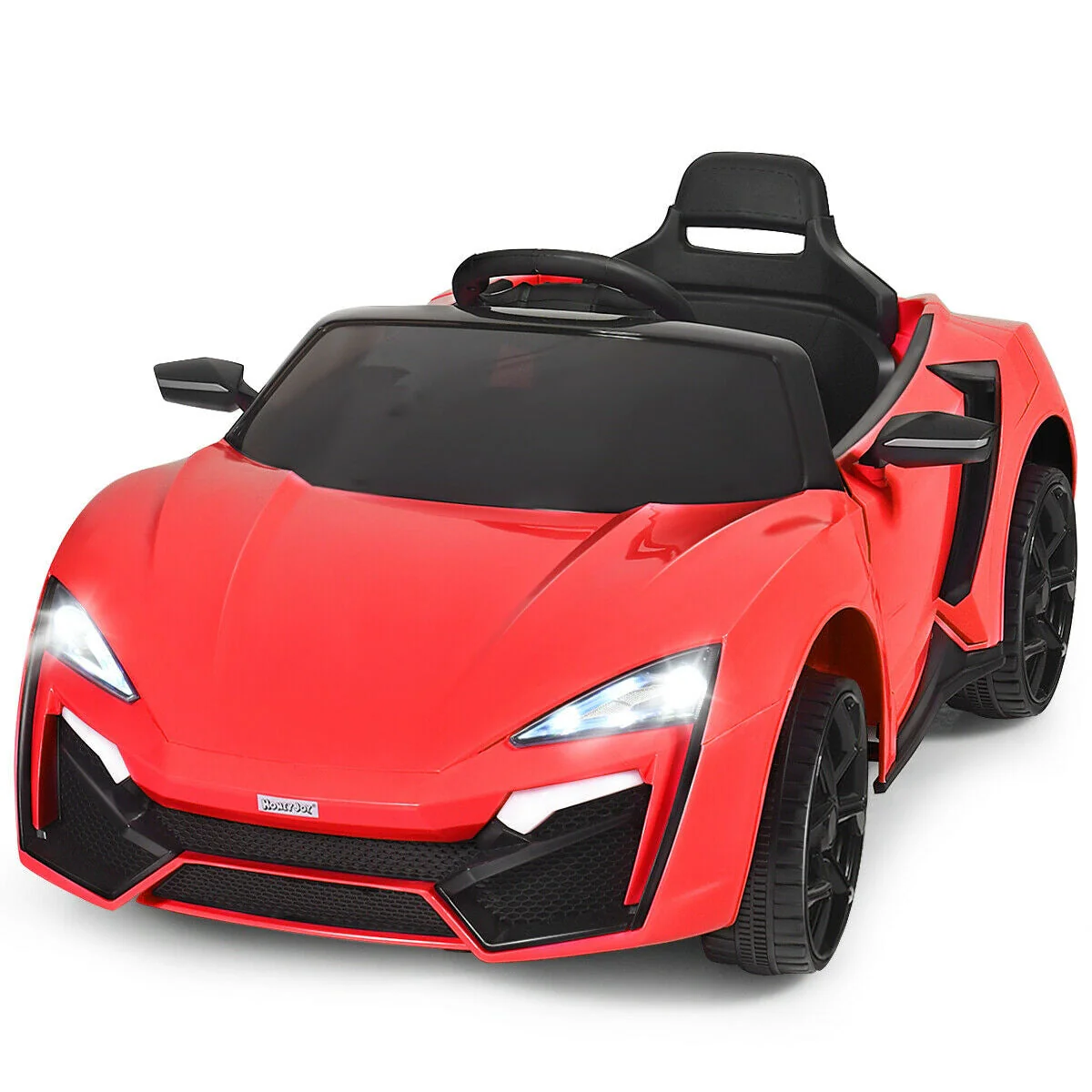 12V 2.4G RC Electric Vehicle with Lights-Red - Image 4