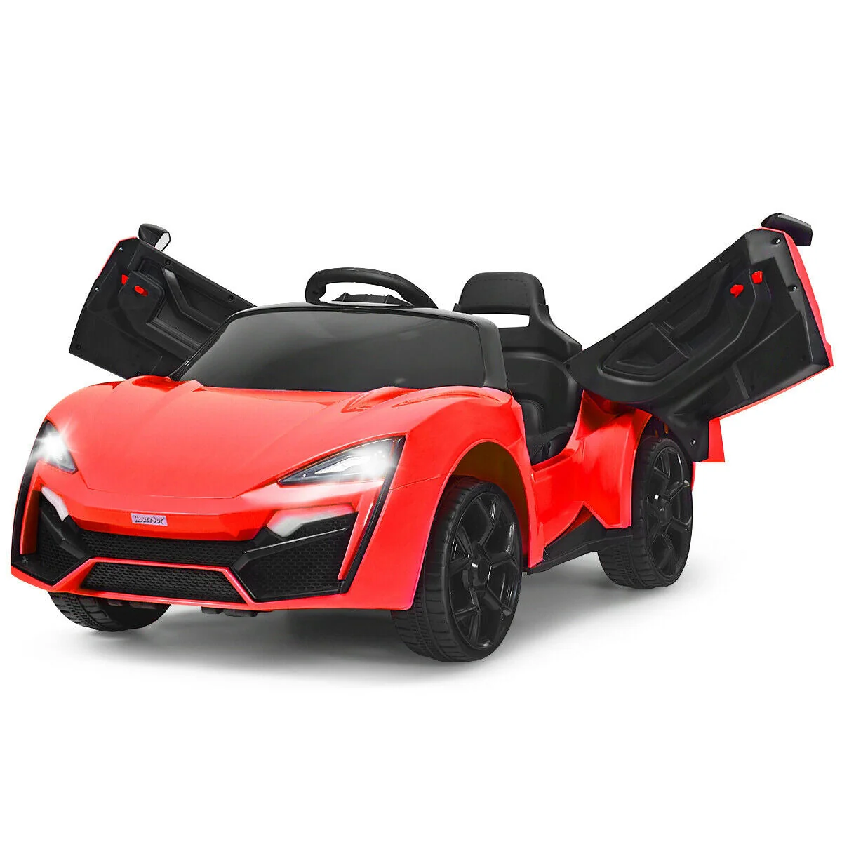 12V 2.4G RC Electric Vehicle with Lights-Red - Image 8