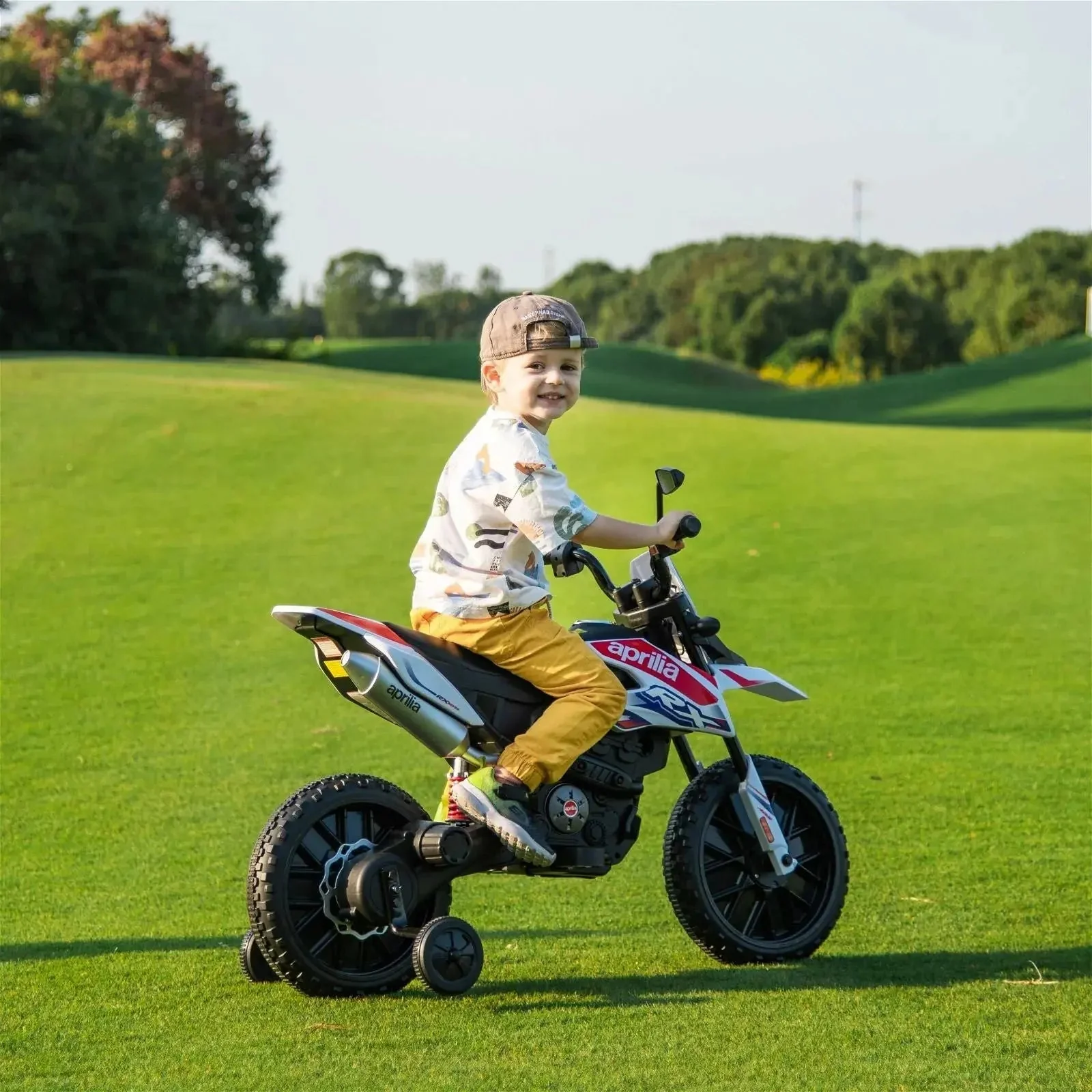 12V Aprilia Motorcycle 1 Seater Ride-on - Image 8