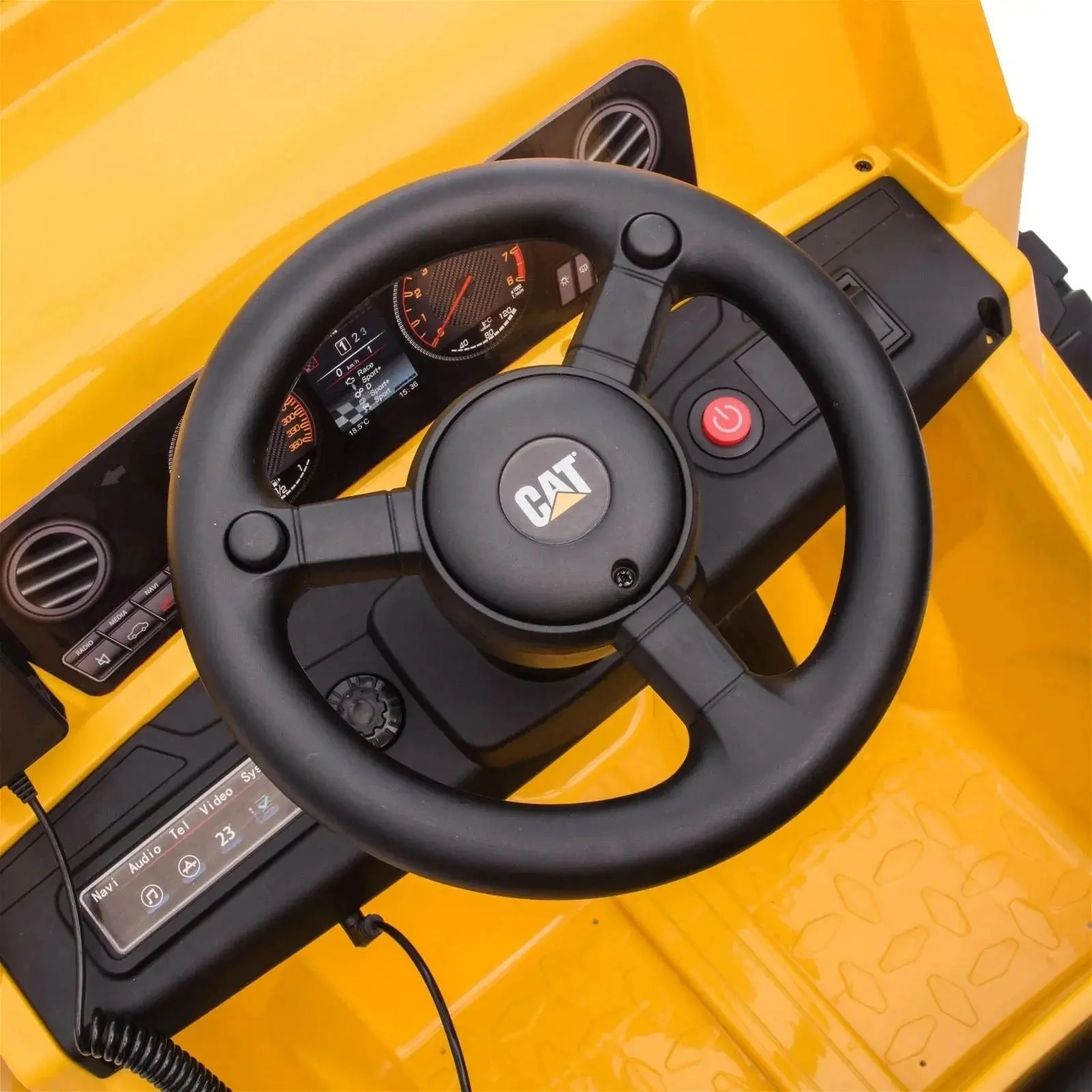 12V CAT Electric Dump Truck 1 Seater Ride-On - Image 11
