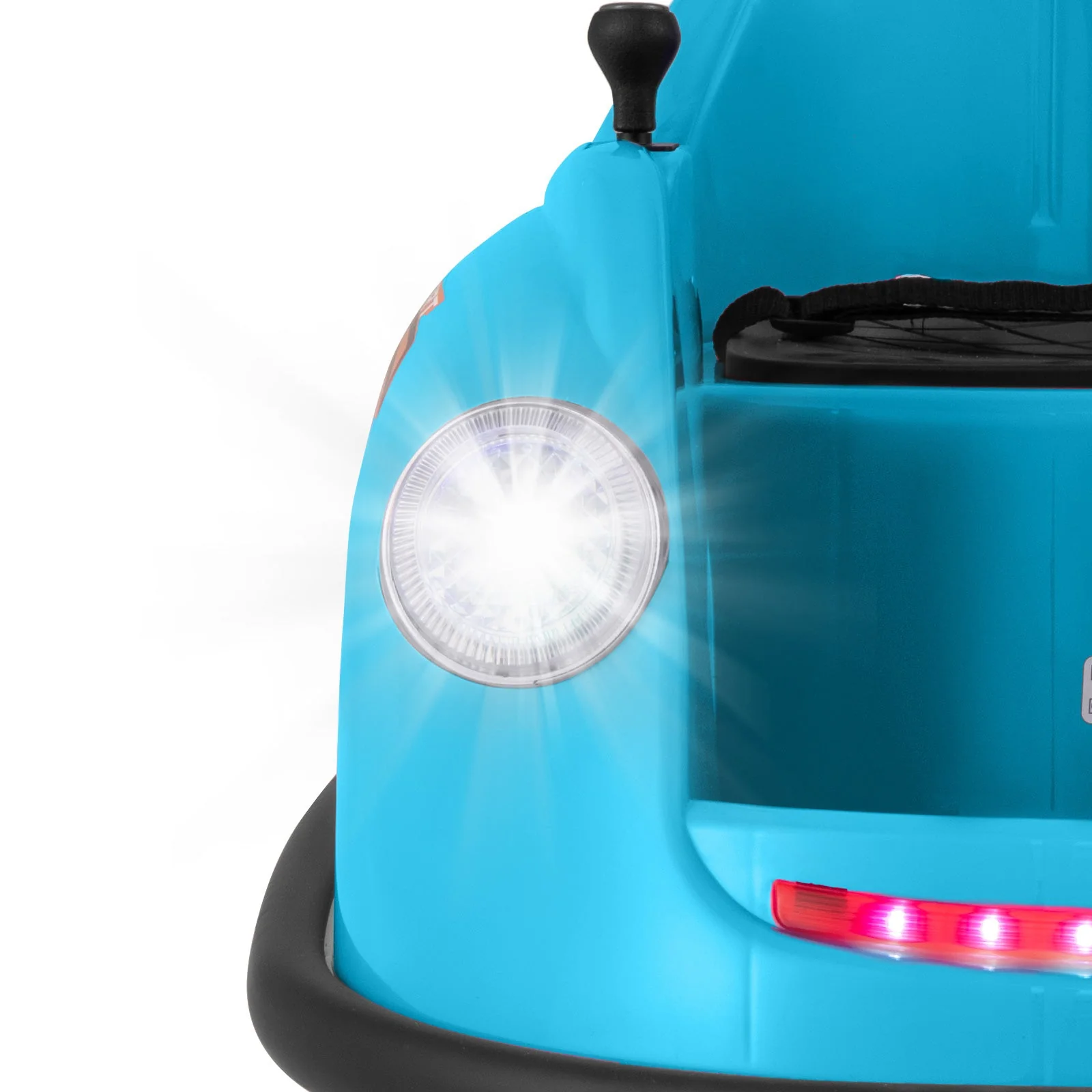 12V Electric Kids Ride on Bumper Car Battery Powered Bumping Car with Remote Control-Blue - Image 5