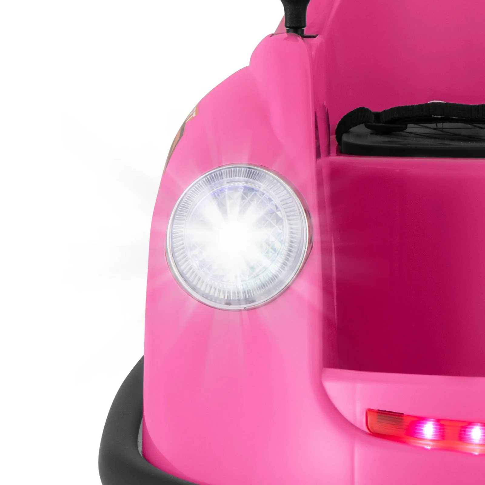 12V Electric Kids Ride on Bumper Car Battery Powered Bumping Car with Remote Control-Pink - Image 5