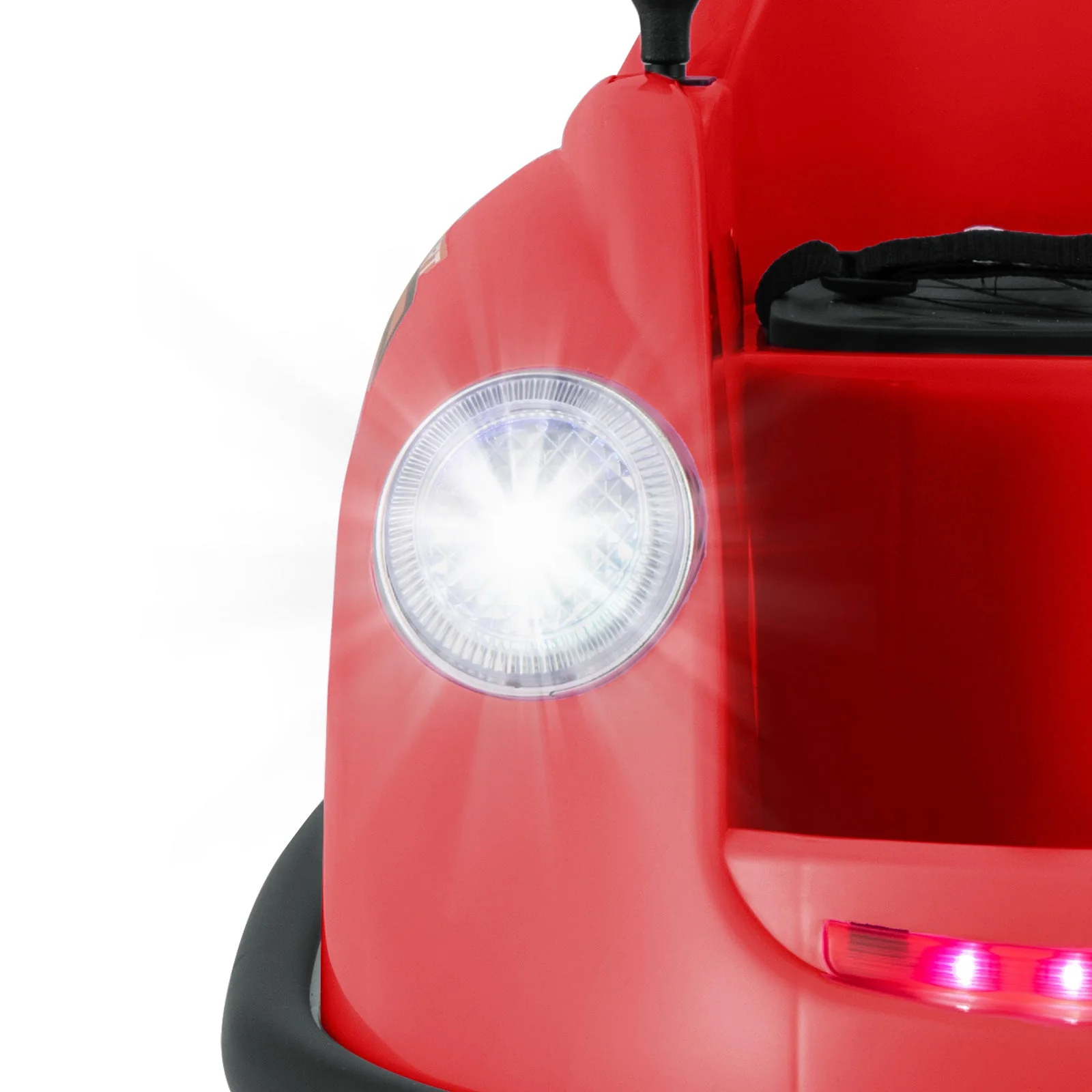 12V Electric Kids Ride on Bumper Car Battery Powered Bumping Car with Remote Control-Red - Image 5