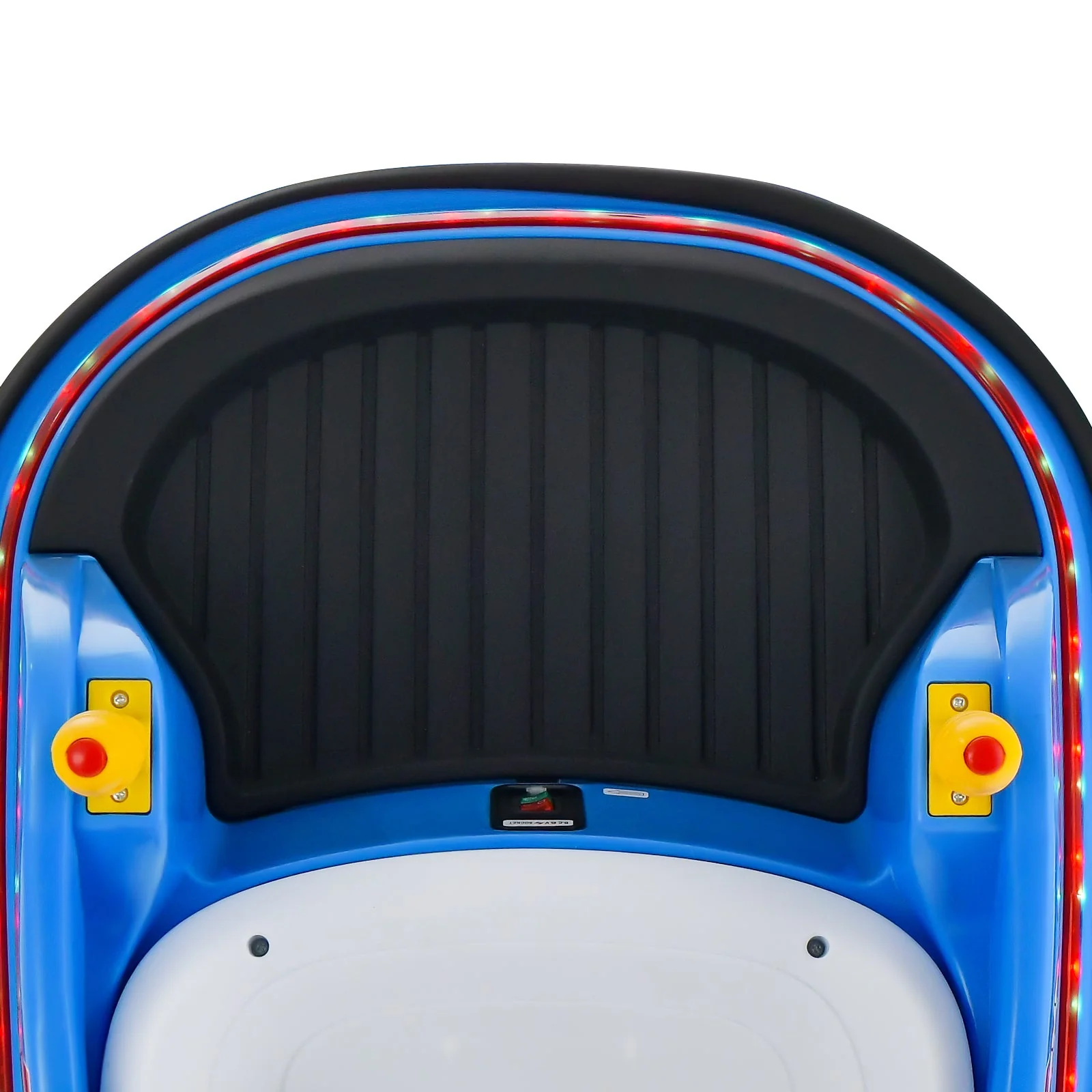 12V Electric Kids Ride On Bumper Car with Flashing Lights for Toddlers-Blue - Image 7