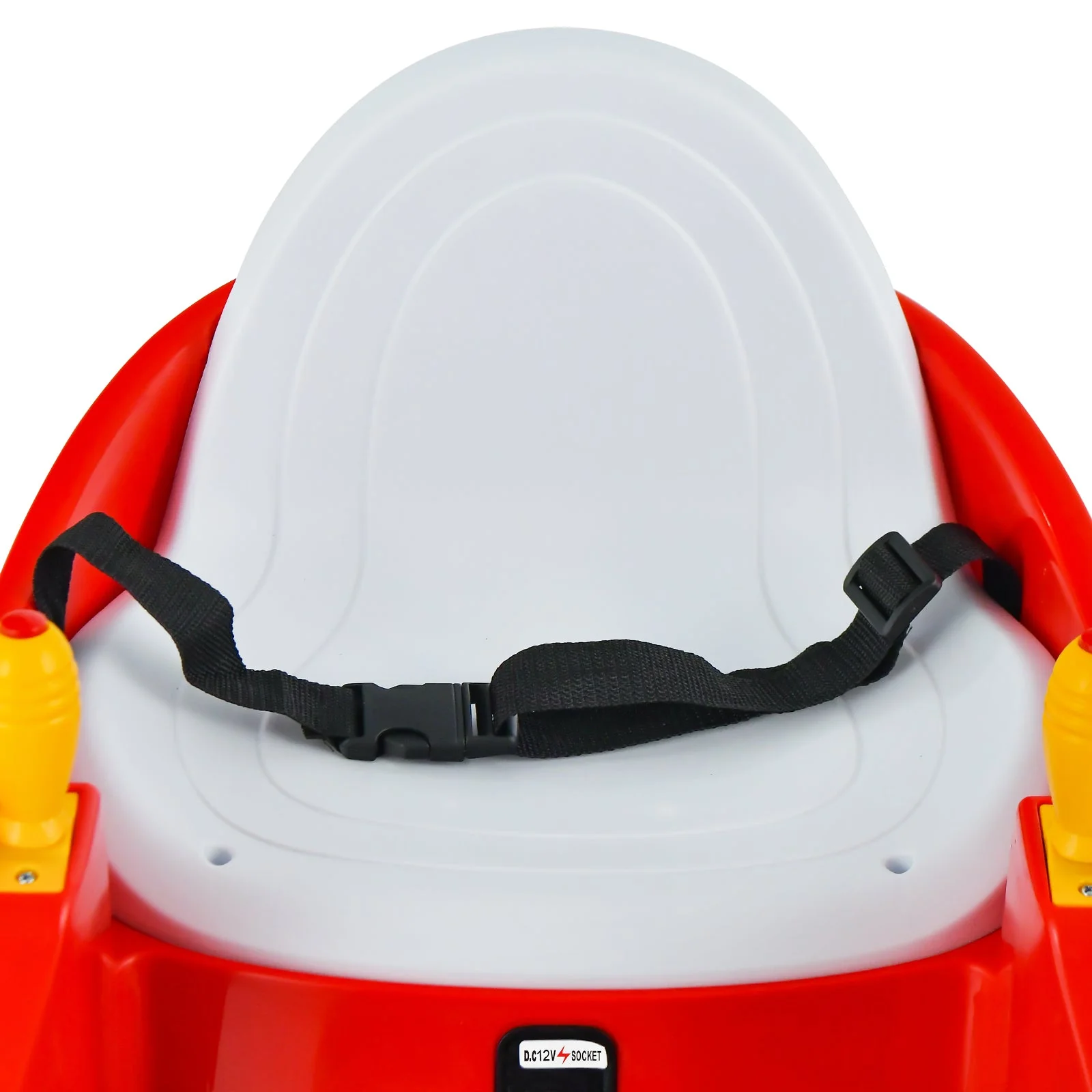 12V Electric Kids Ride On Bumper Car with Flashing Lights for Toddlers-Red - Image 5