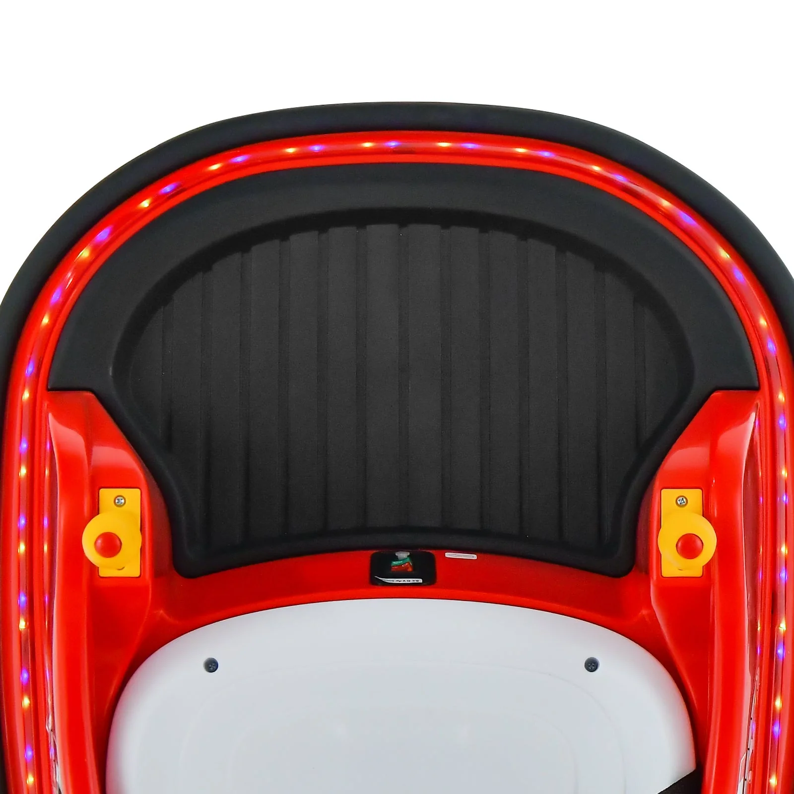 12V Electric Kids Ride On Bumper Car with Flashing Lights for Toddlers-Red - Image 7