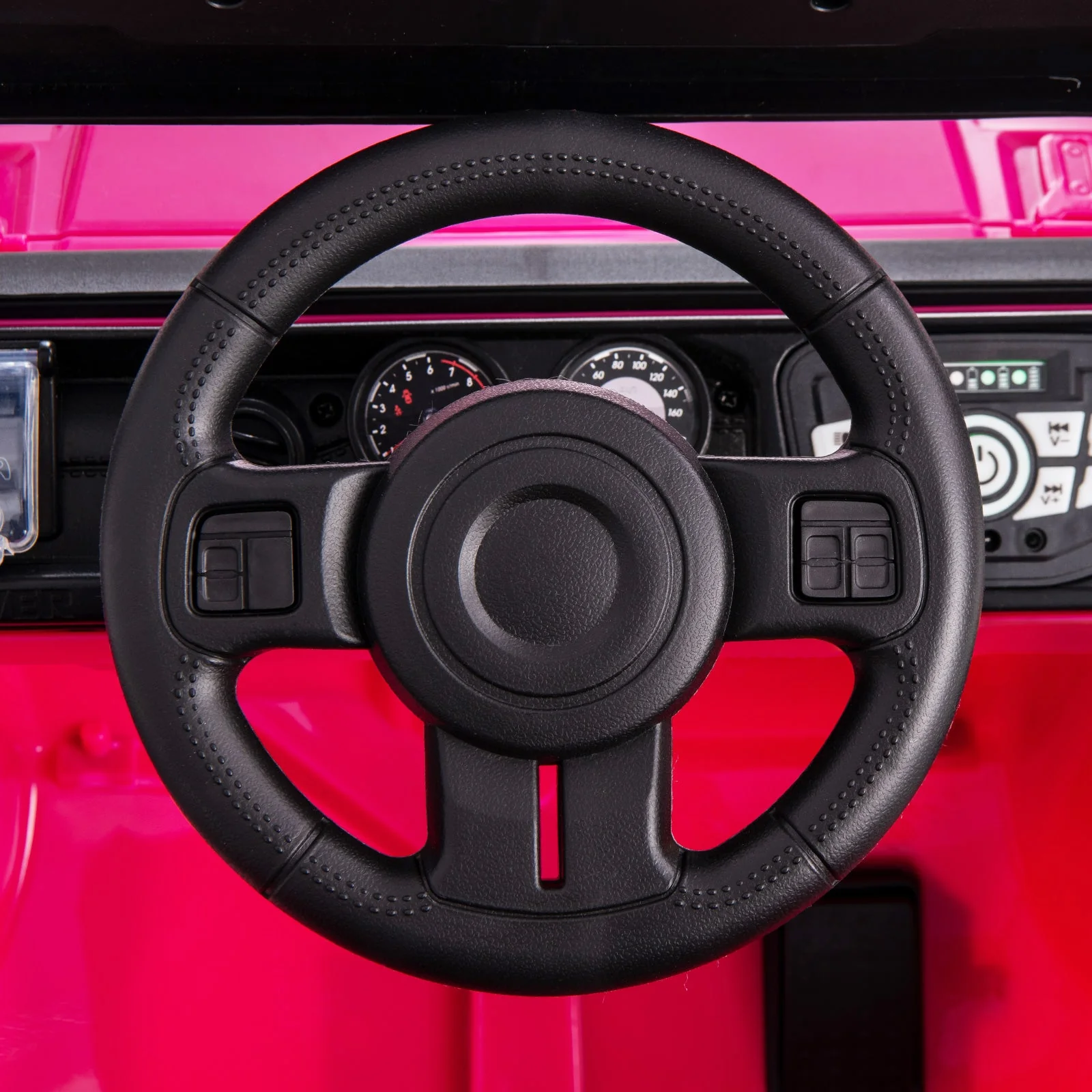 12V Electric Kids Ride on Truck with Remote Control and Music-Pink - Image 5