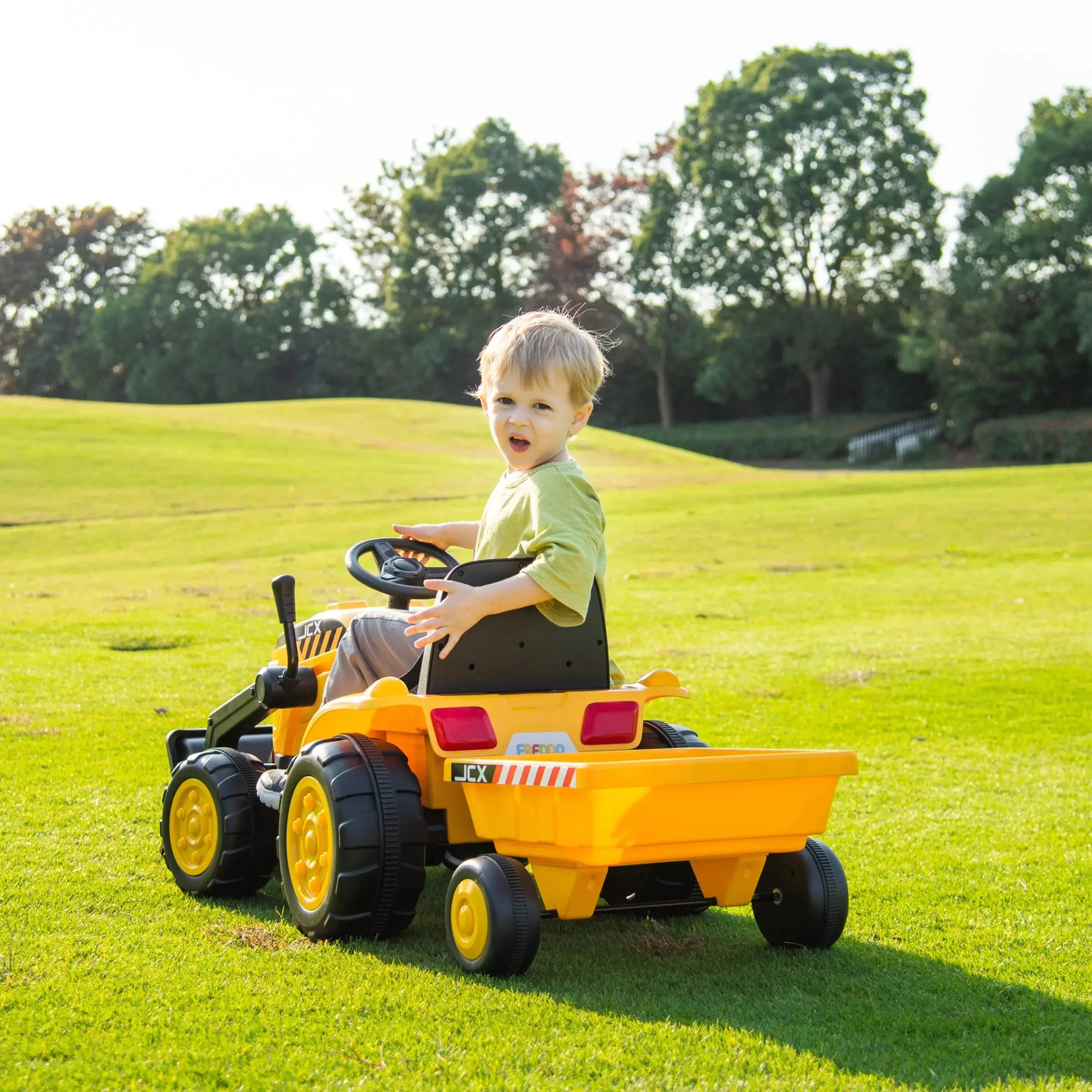 12V Freddo Excavator 1 Seater Ride-on - Image 6