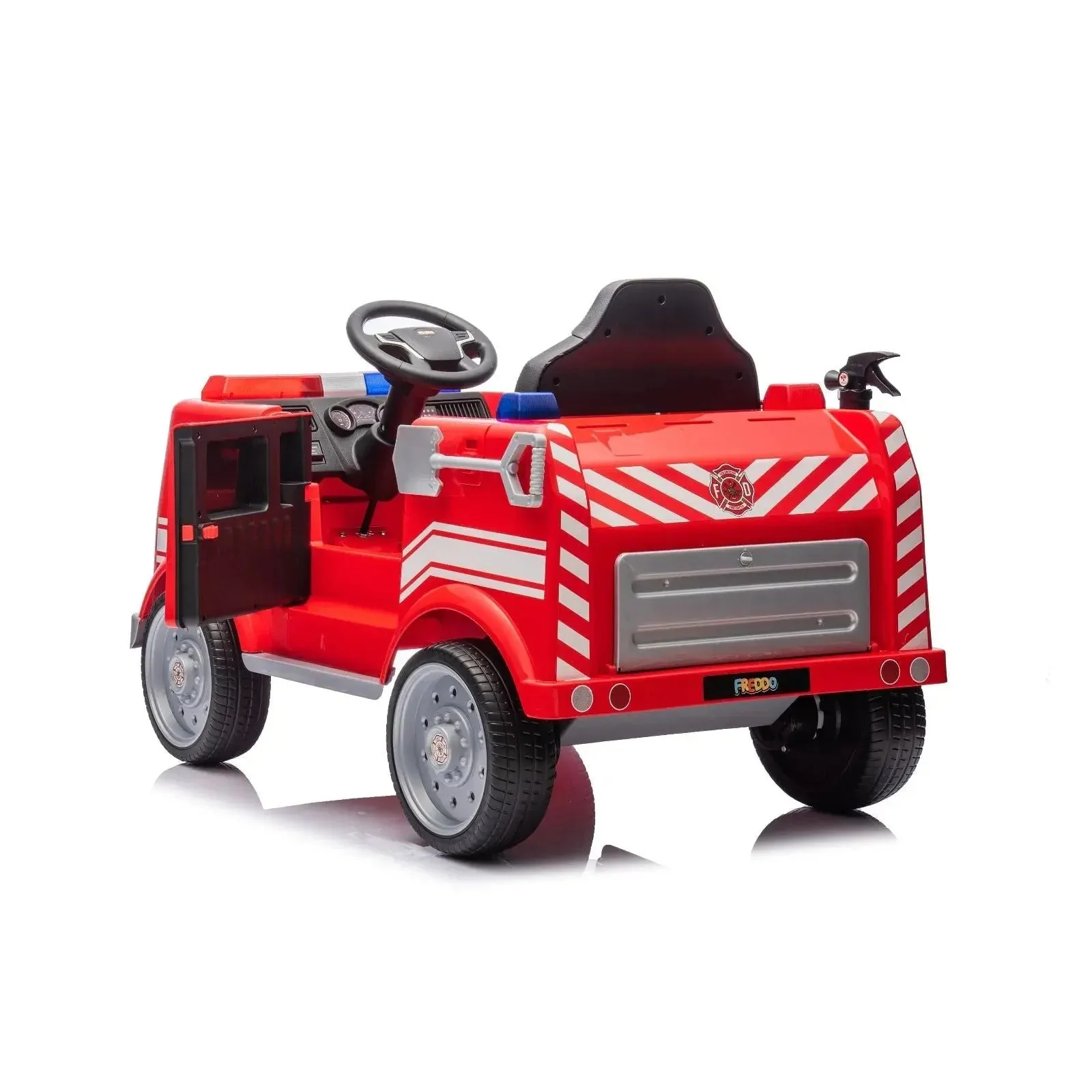 12V Freddo Fire Truck 1 Seater Ride on - Image 5