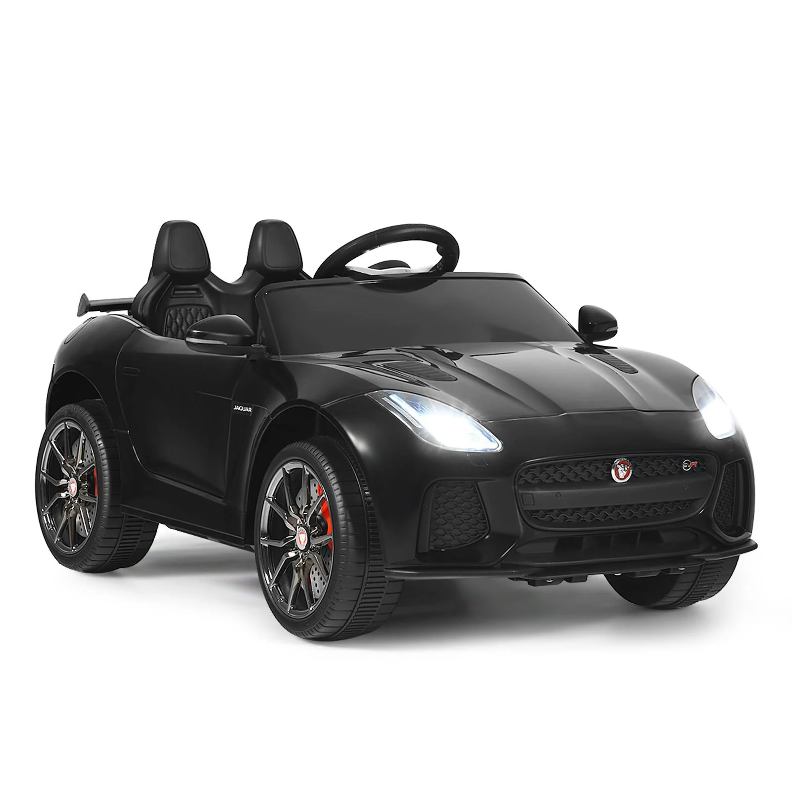 12V Jaguar F-Type SVR Licensed Kids Ride On Car-Black - Image 3