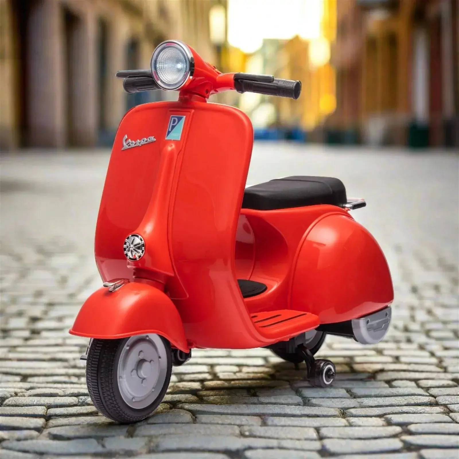 12V Kids' Vespa Electric Ride-On Scooter - Image 13