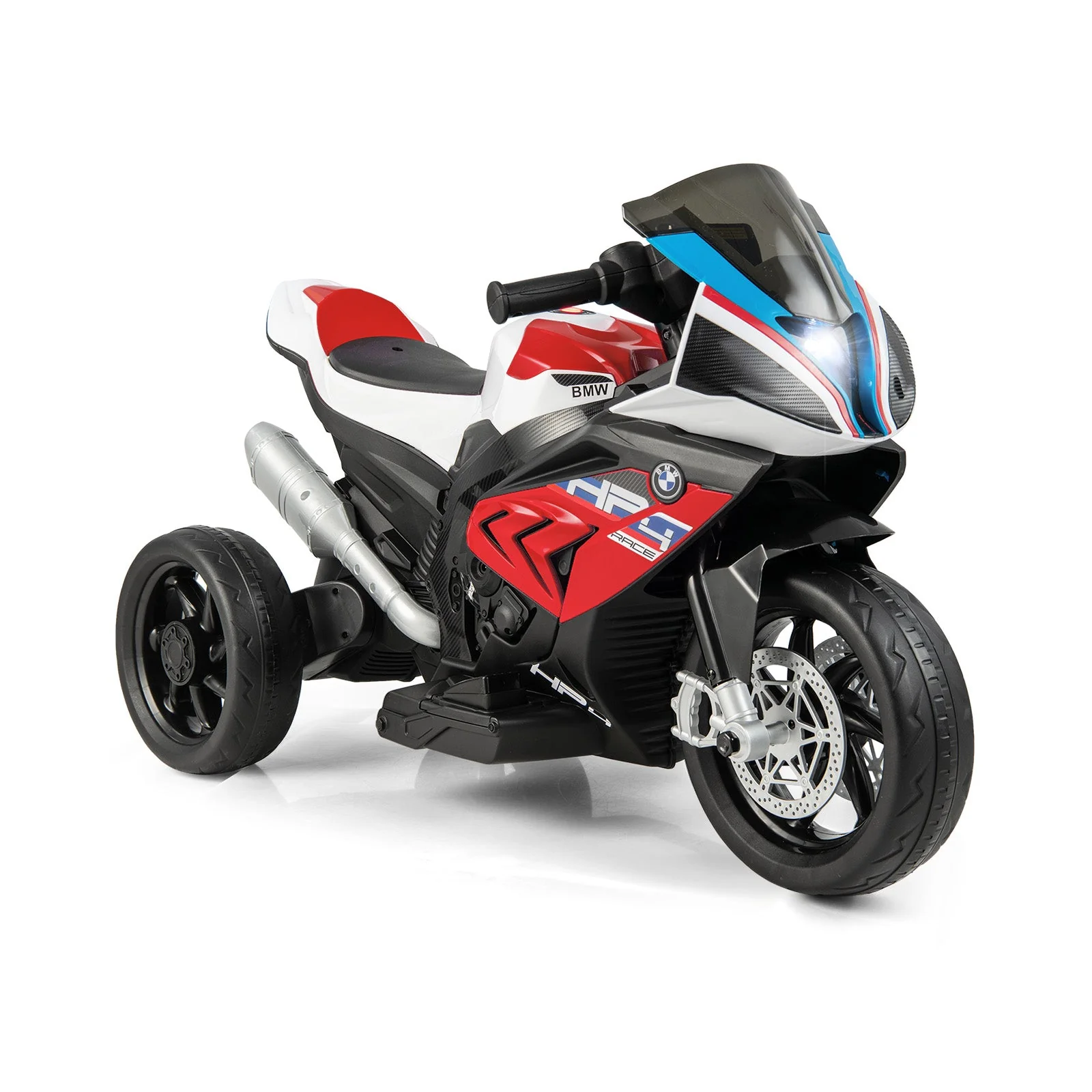 12V Licensed BMW Kids Motorcycle Ride-On Toy for 37-96 Months Old Kids-Red - Image 3
