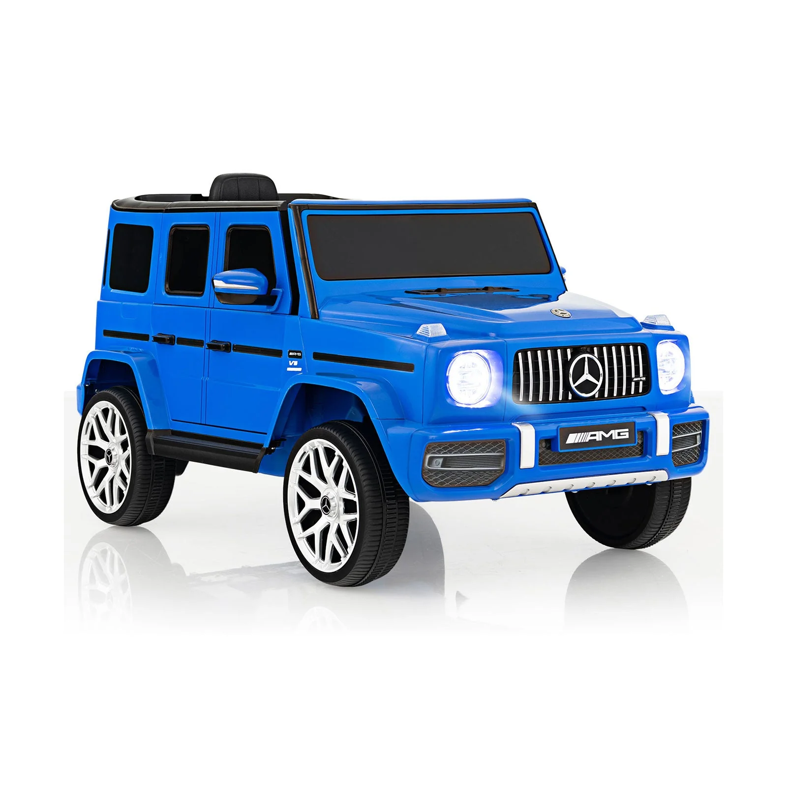 12V Mercedes-Benz G63 Licensed Kids Ride On Car with Remote Control-Navy - Image 2