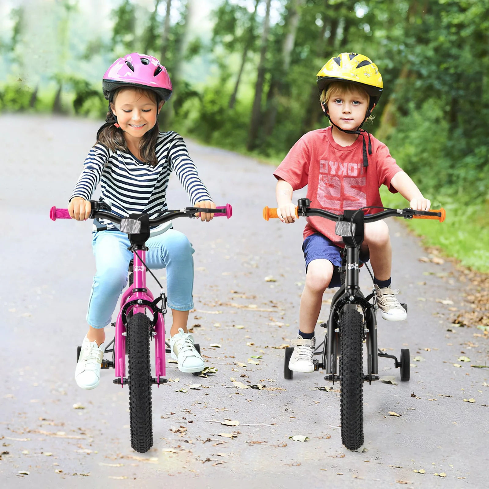 14 Inch Kids Bike for 3-5 Years Old Adjustable with Removable Training Wheels - Image 2