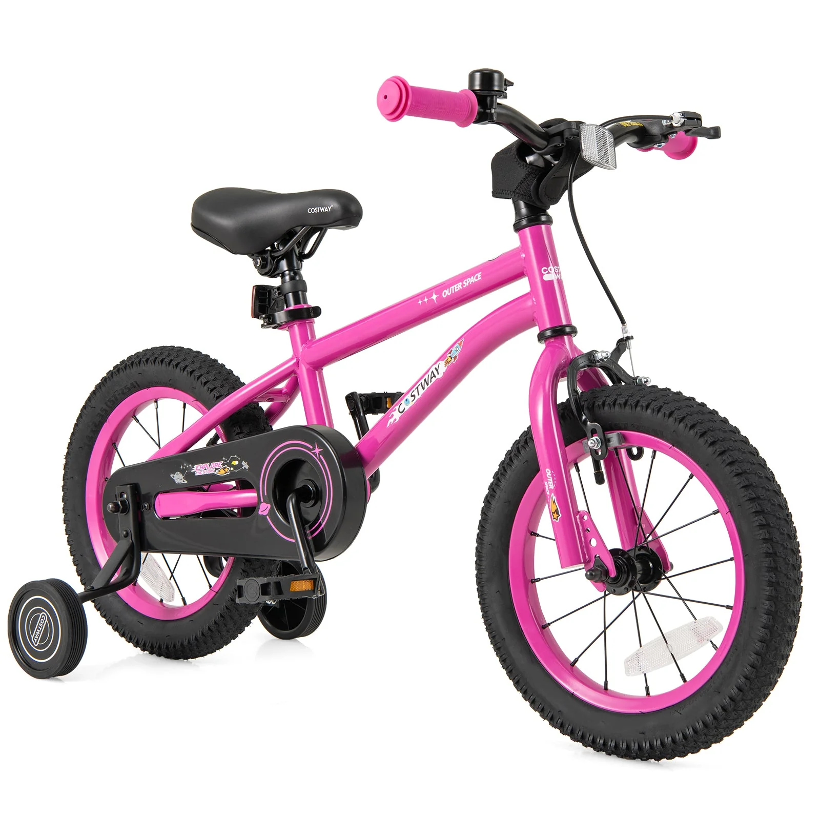 14 Inch Kids Bike for 3-5 Years Old Adjustable with Removable Training Wheels - Image 3