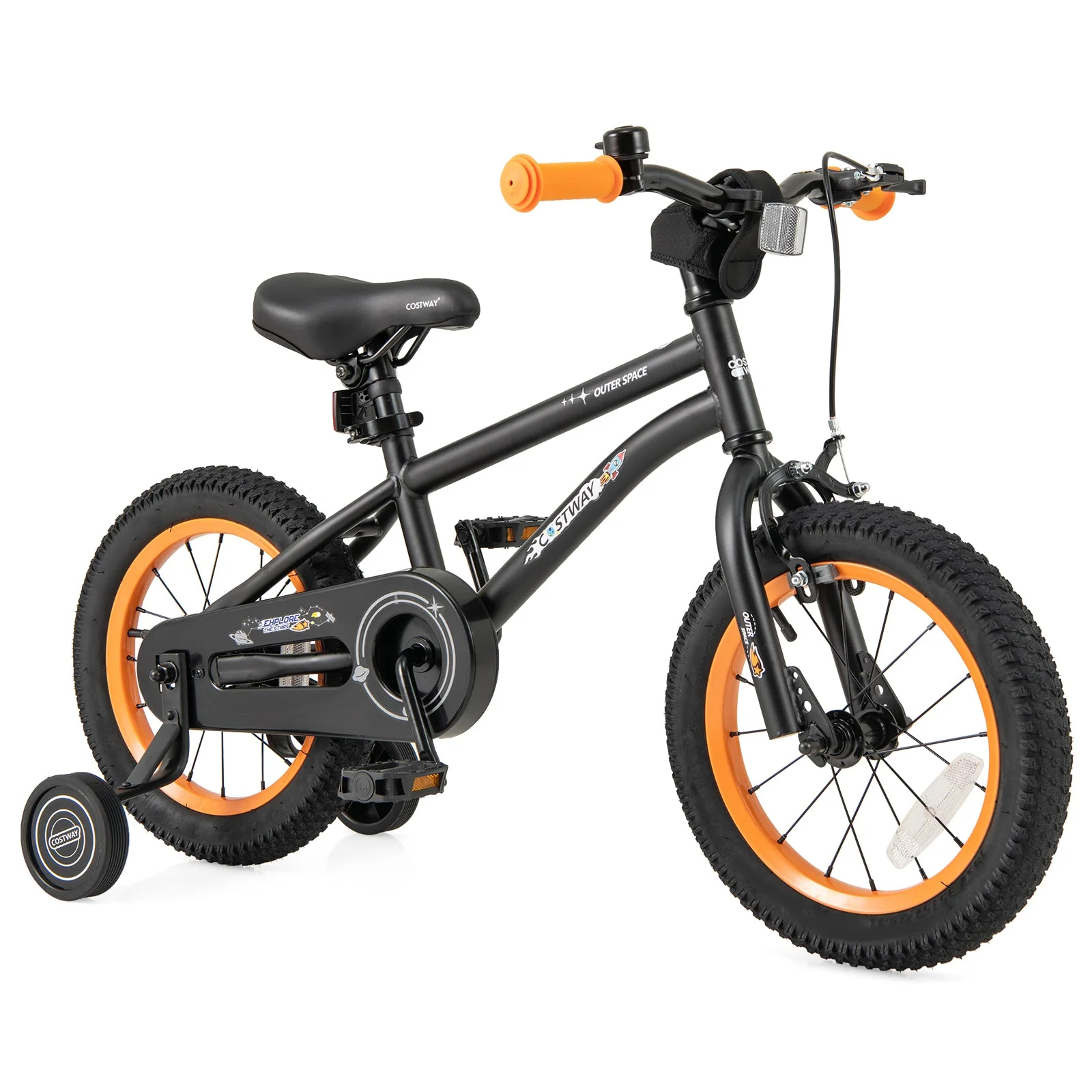 14-Inch Kids Bike Sport Bicycle for 3-5 Years Old with Adjustable Seat-14 inches - Image 2